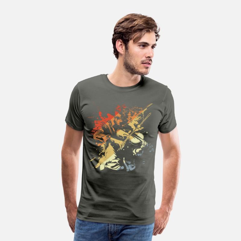 Violin Guy Retro Style