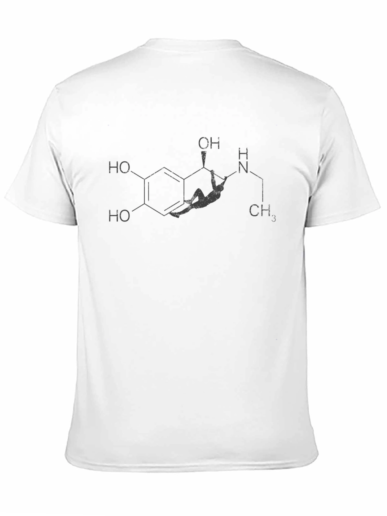 Climbing Molecule T-Shirt - Black