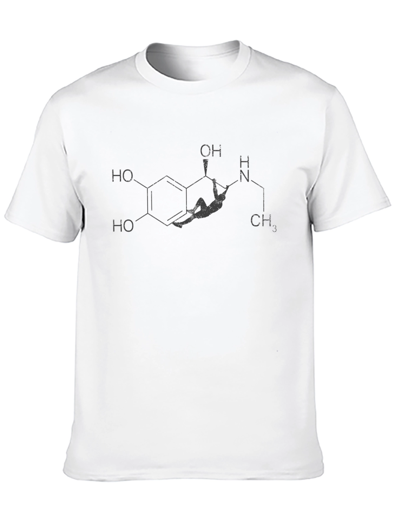 Climbing Molecule T-Shirt - Black