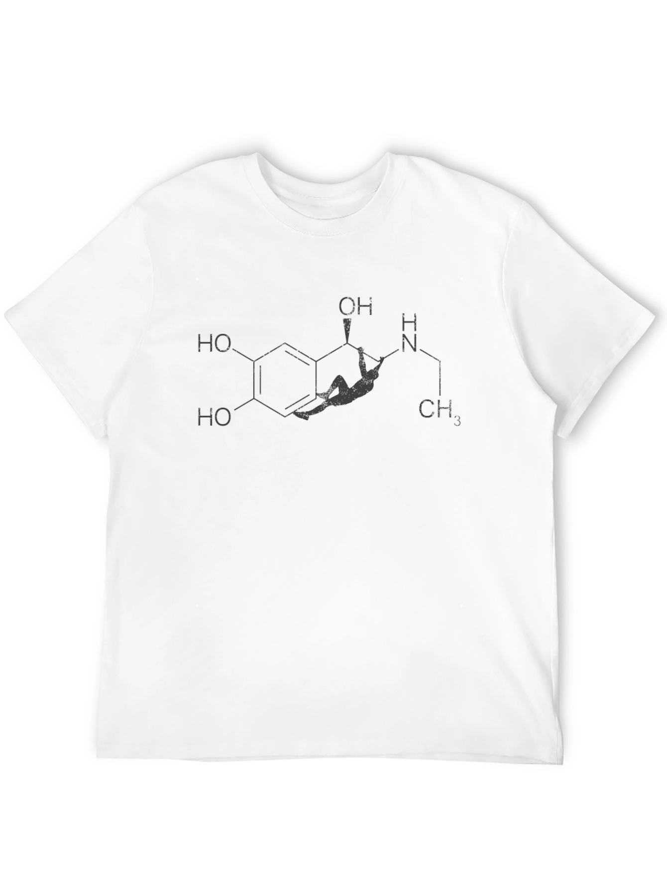 Climbing Molecule T-Shirt - Black