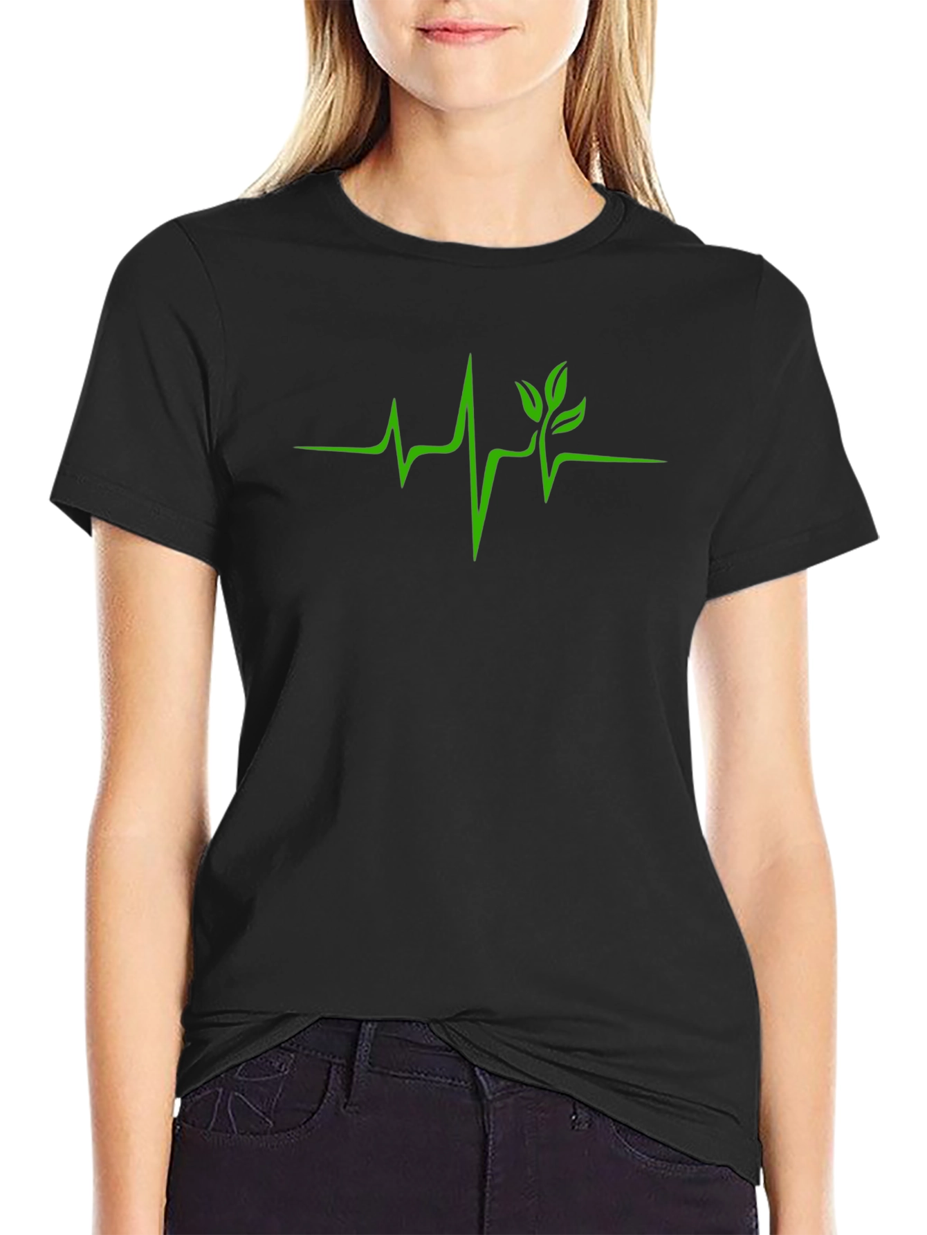 Nature Heartbeat Tee - Organic Vitality