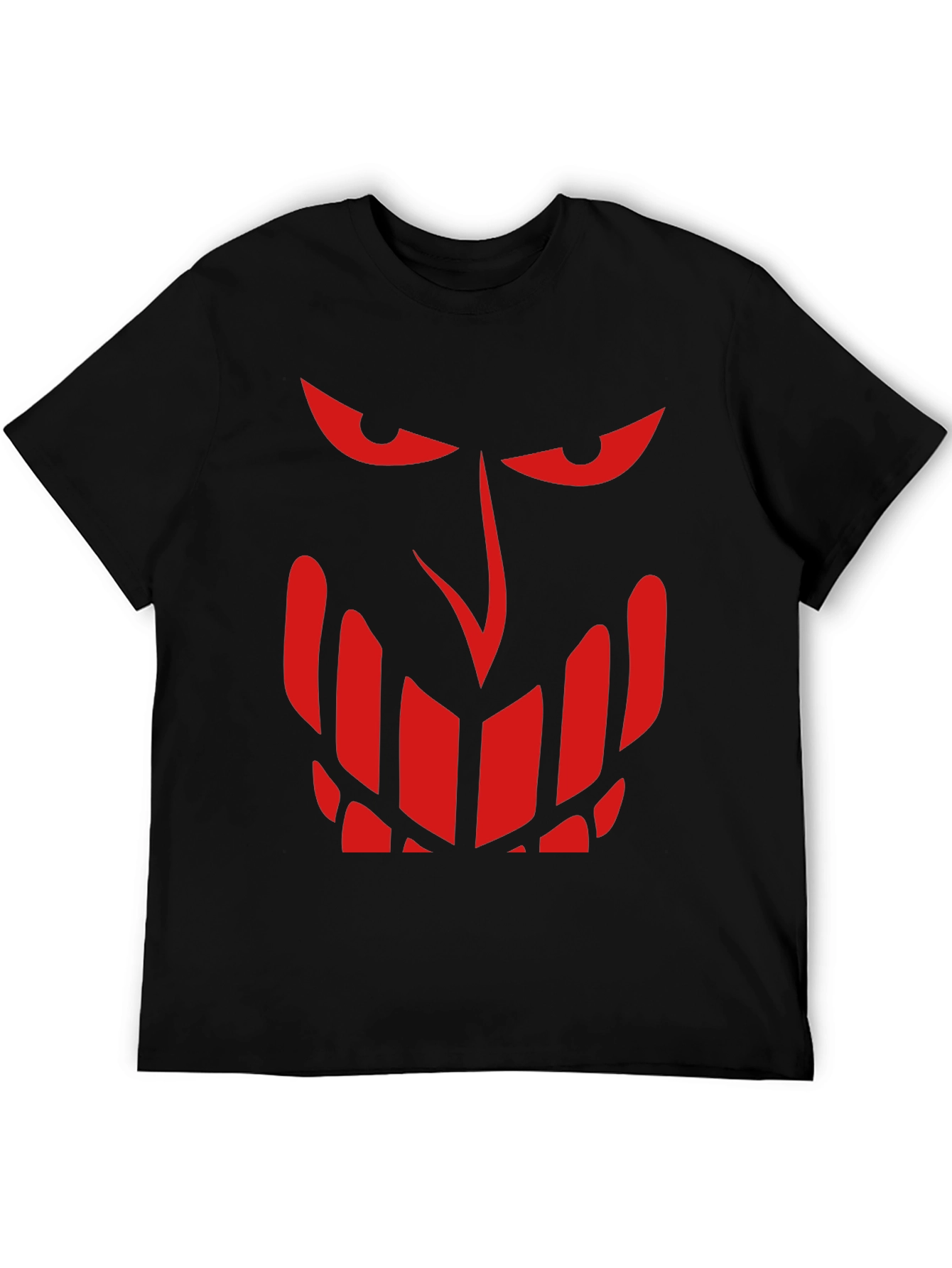 Mens Graphic Tee - Villain Face - Black