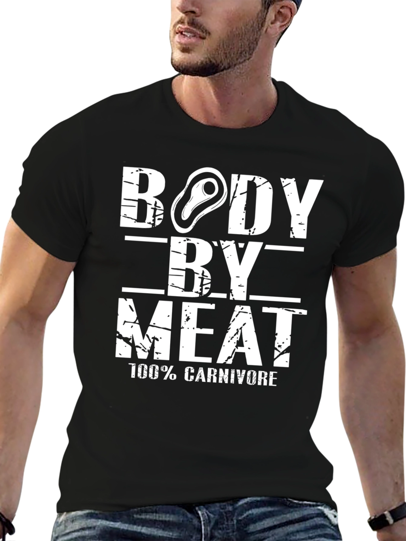 Body By Meat T-Shirt - 100% Carnivore
