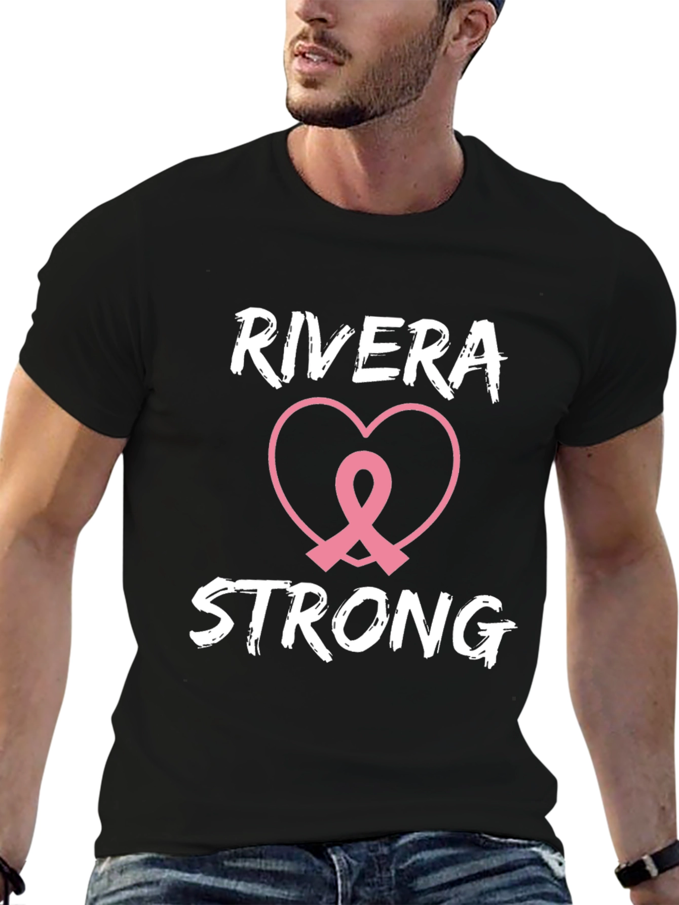 Rivera Strong Breast Cancer Awareness T-Shirt
