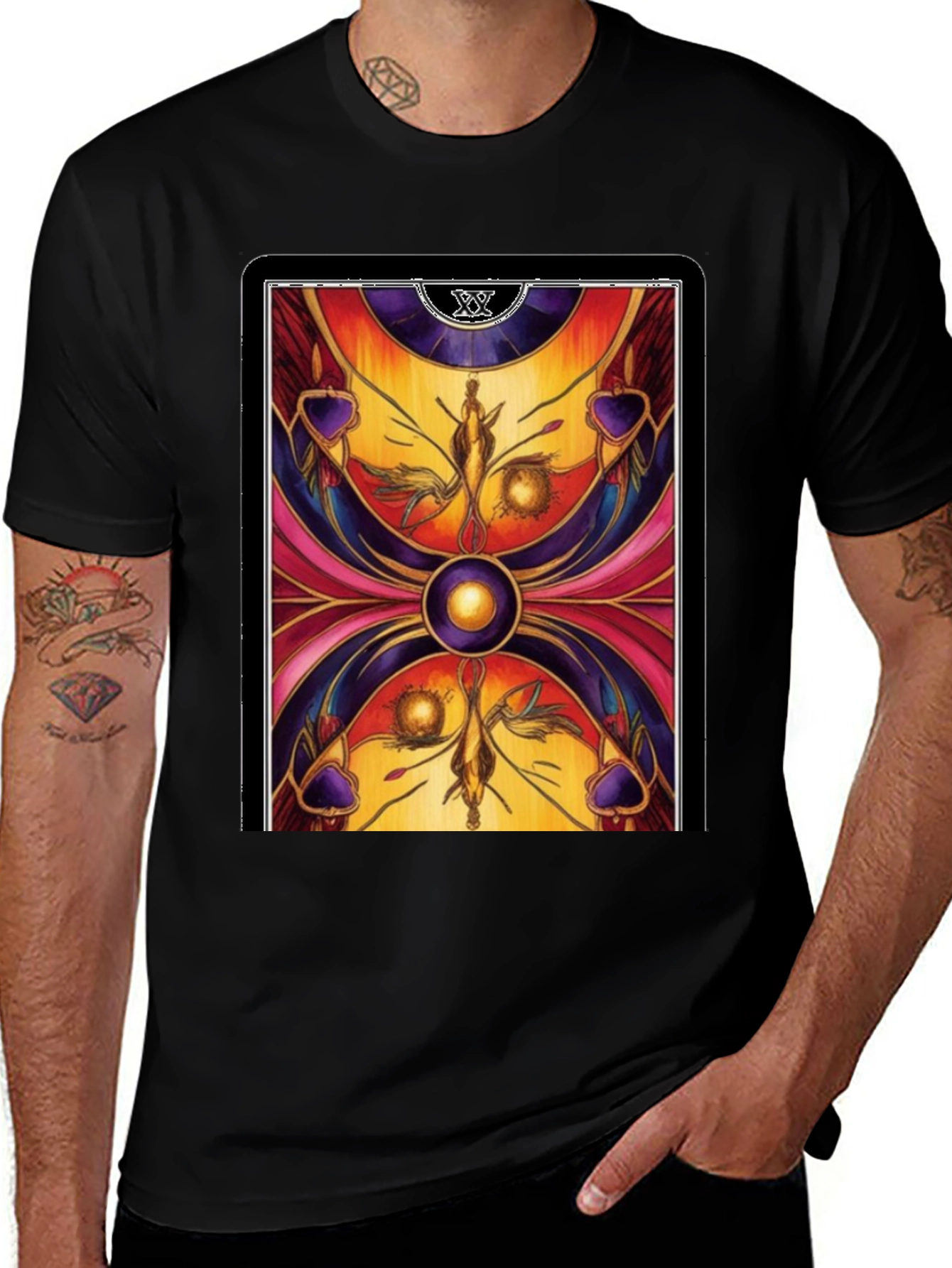 Tarot Card Graphic T-Shirt