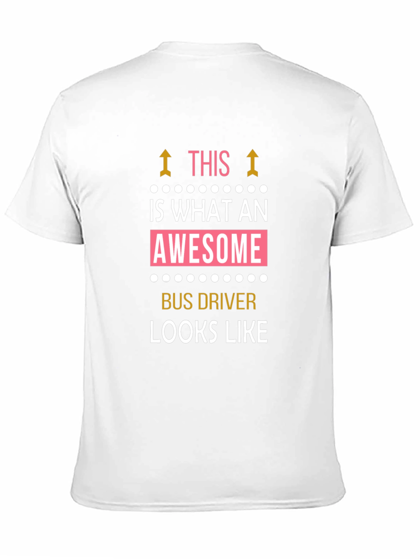 Awesome Bus Driver Graphic Tee - Black Cotton T-Shirt