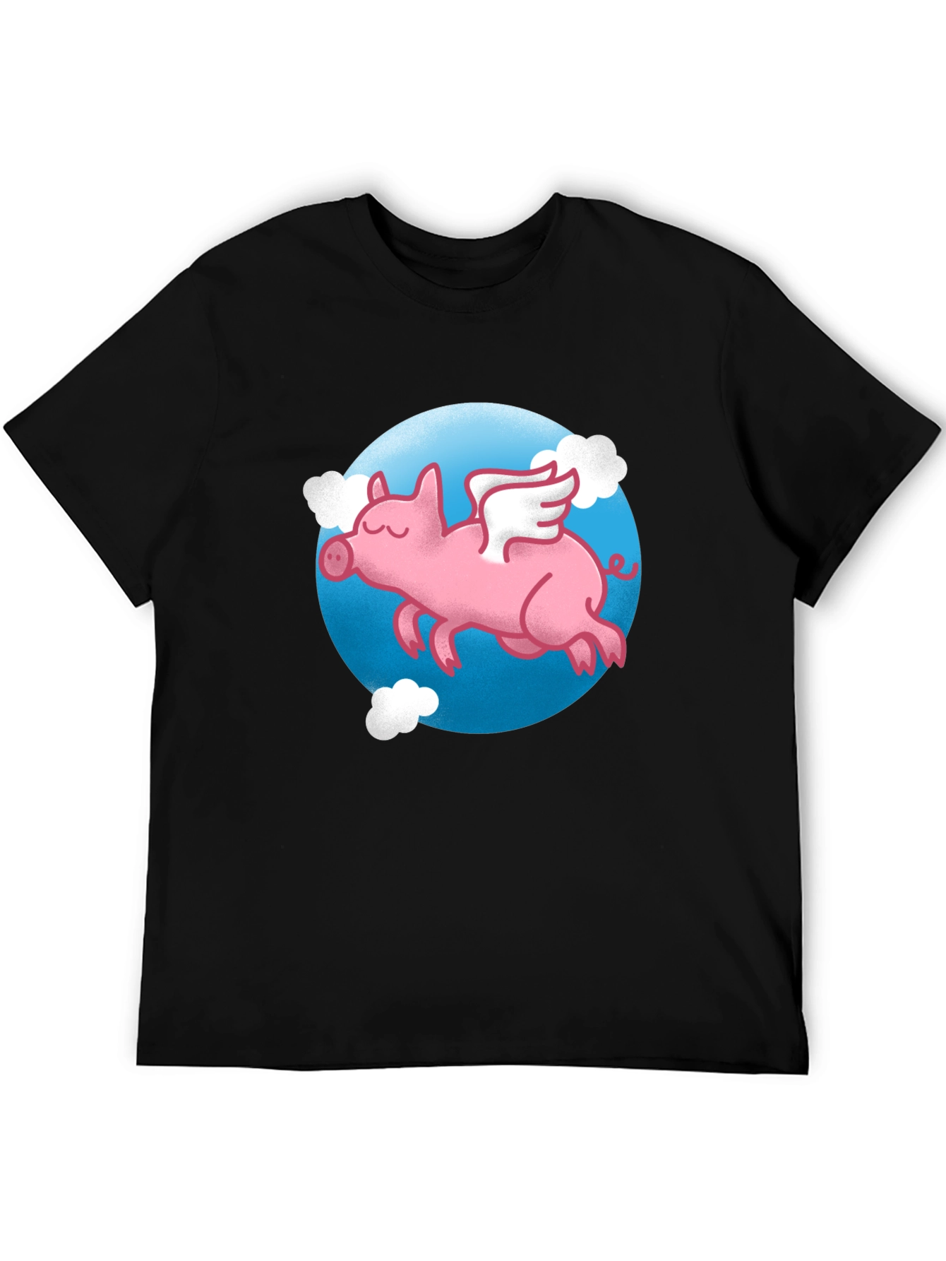 Flying Pig Graphic T-Shirt - Cute & Unique Design