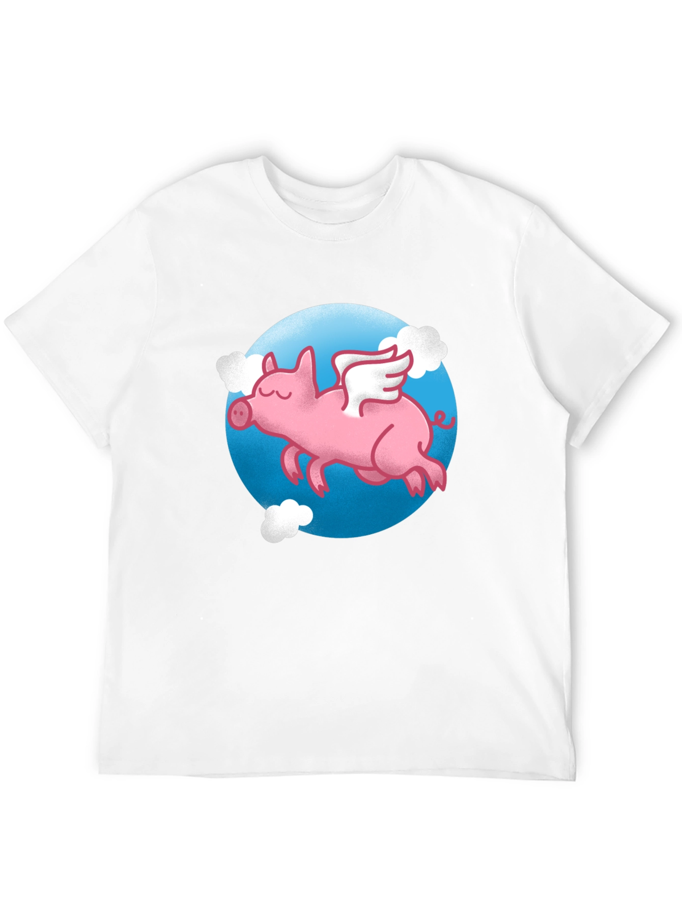 Flying Pig Graphic T-Shirt - Cute & Unique Design