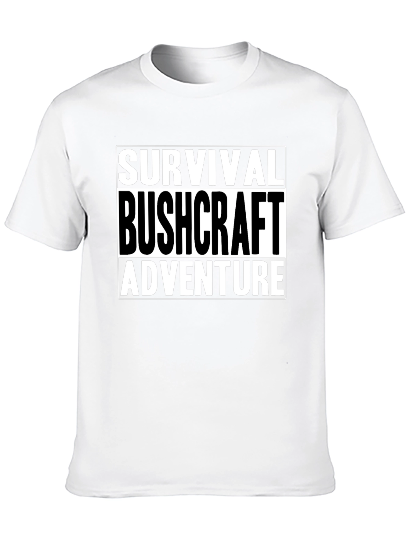 Survival Bushcraft Adventure Graphic T-Shirt
