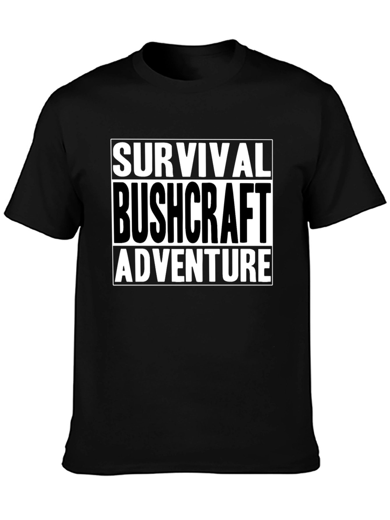 Survival Bushcraft Adventure Graphic T-Shirt