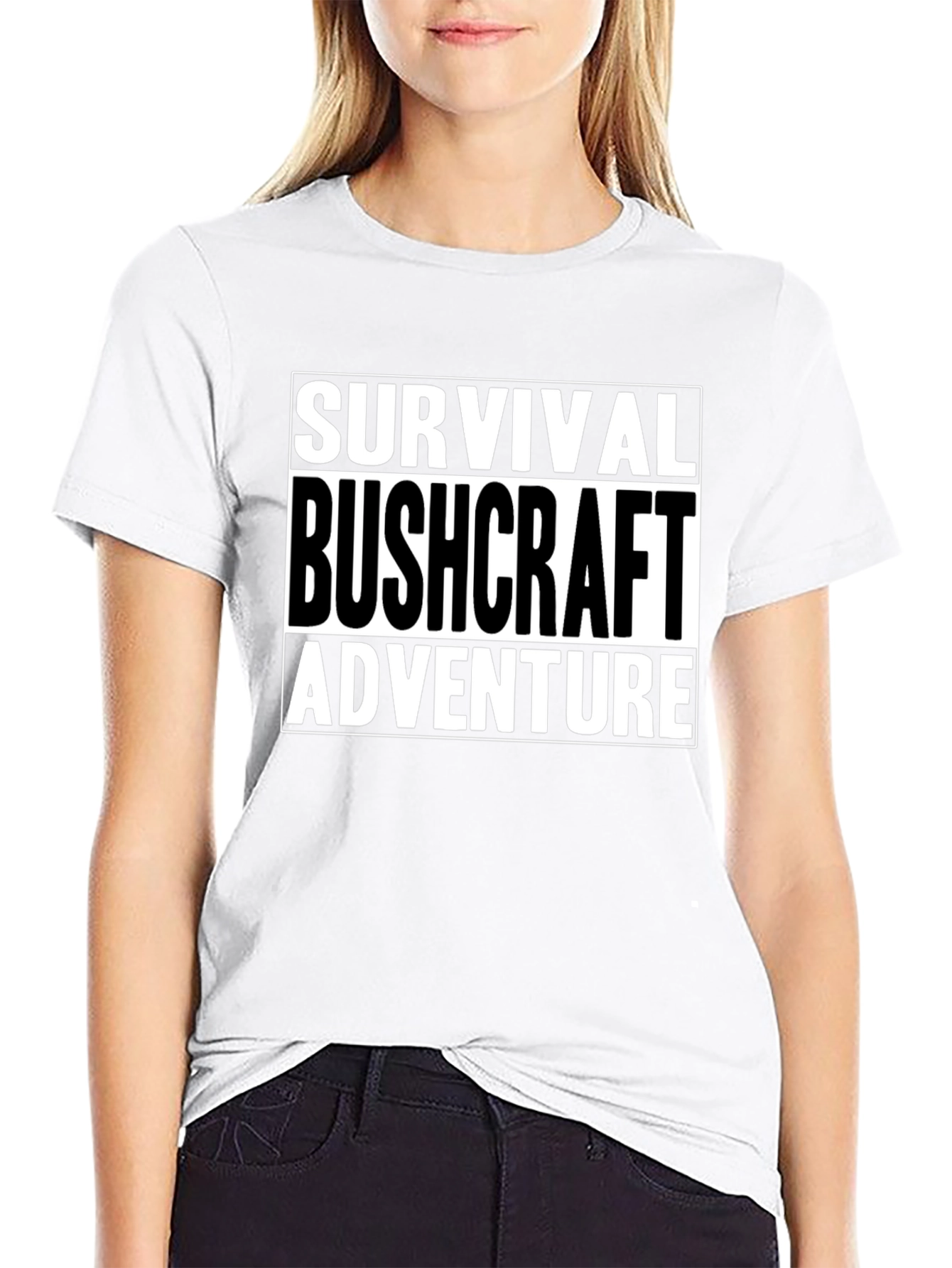 Survival Bushcraft Adventure Graphic T-Shirt