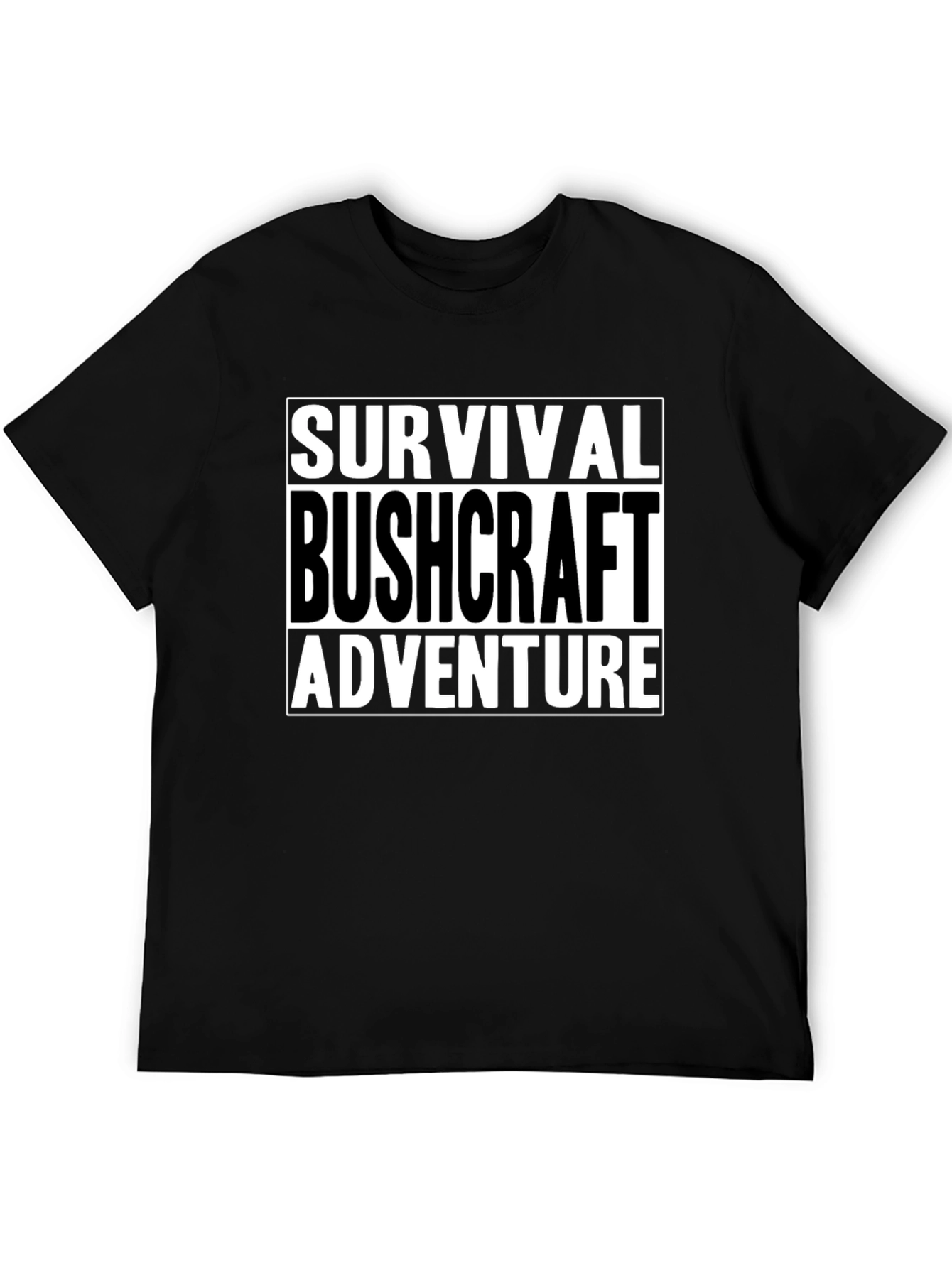 Survival Bushcraft Adventure Graphic T-Shirt
