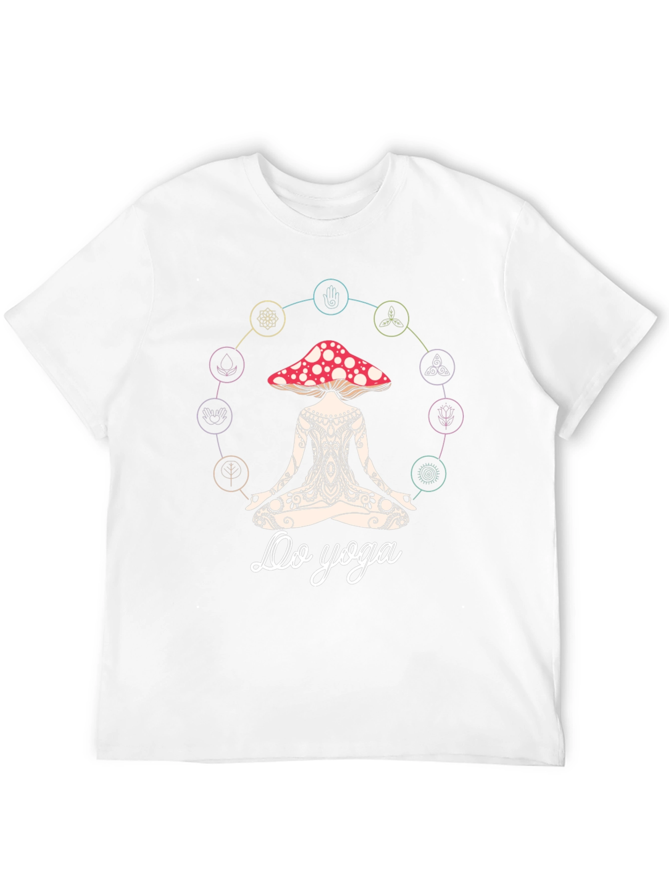 Mushroom Yoga T-Shirt - Spiritual Zen Tee