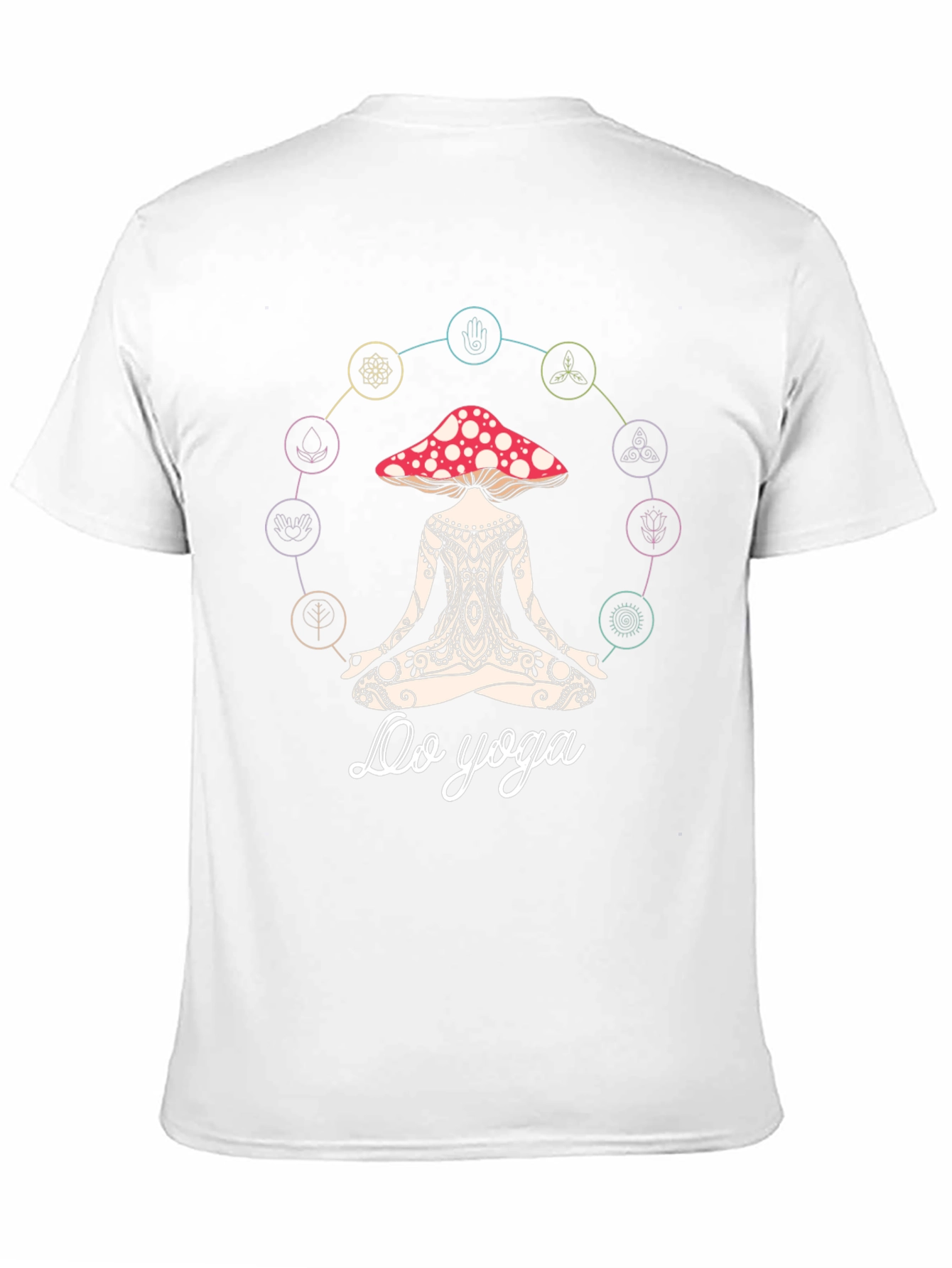Mushroom Yoga T-Shirt - Spiritual Zen Tee
