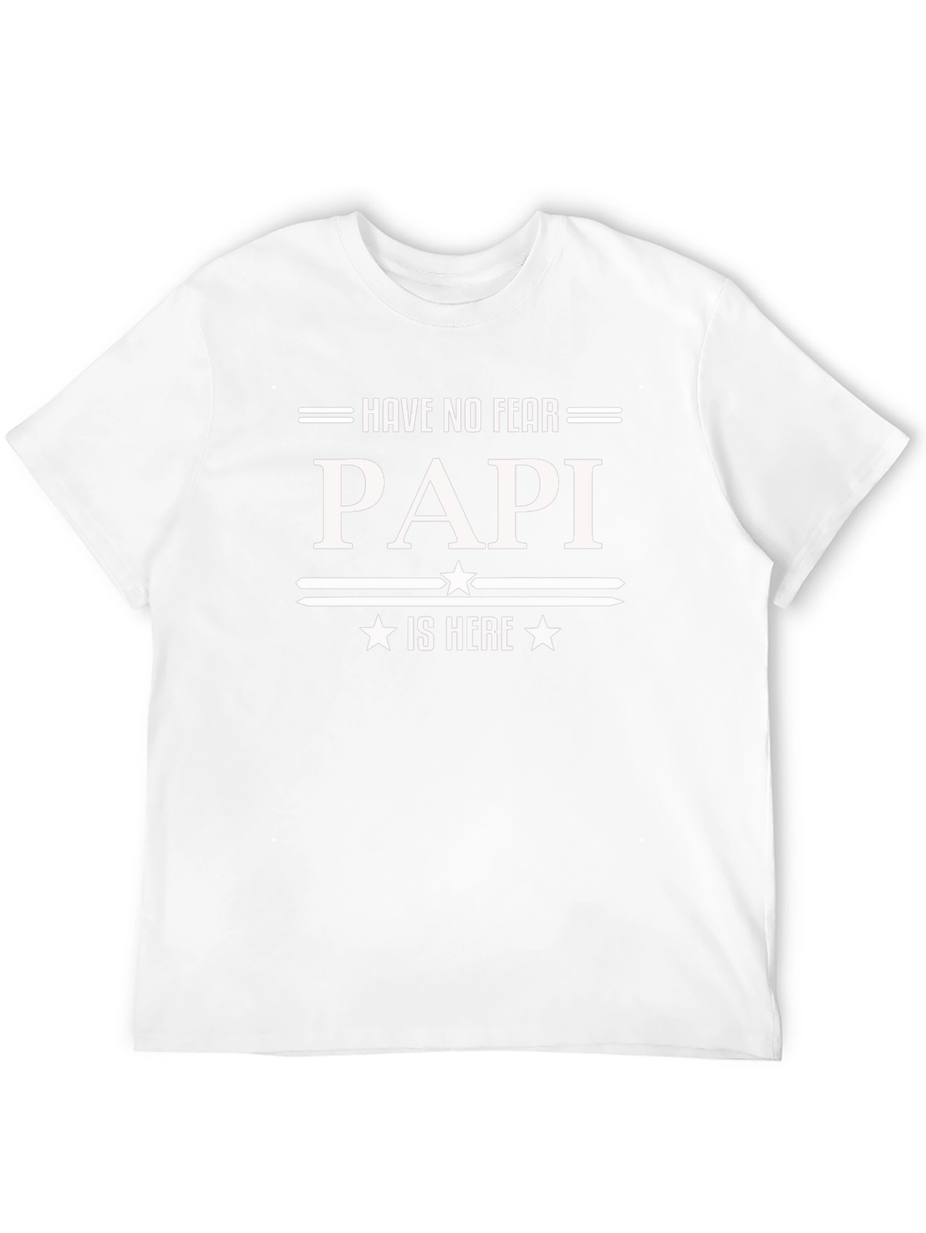 Have No Fear Papi Is Here Mens Black T-Shirt
