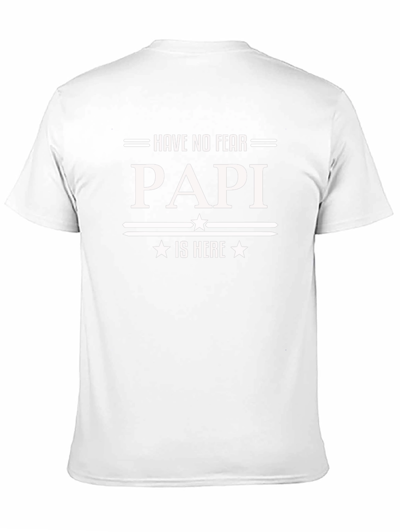 Have No Fear Papi Is Here Mens Black T-Shirt
