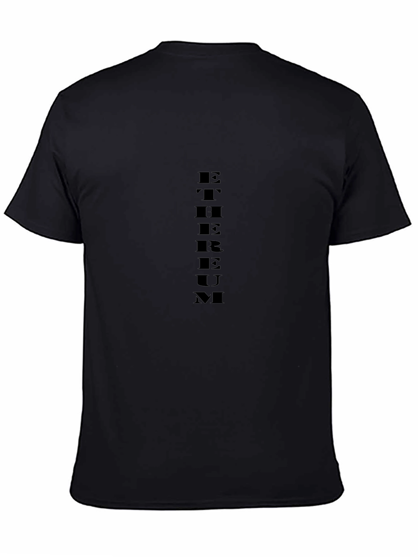 Ethereum Black T-Shirt - Crypto Fashion