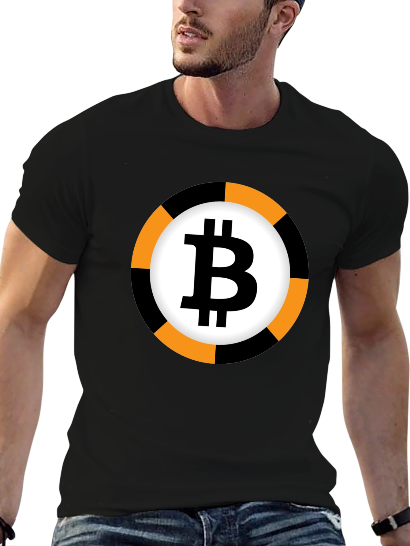 Bitcoin Black T-Shirt - Crypto Currency Tee