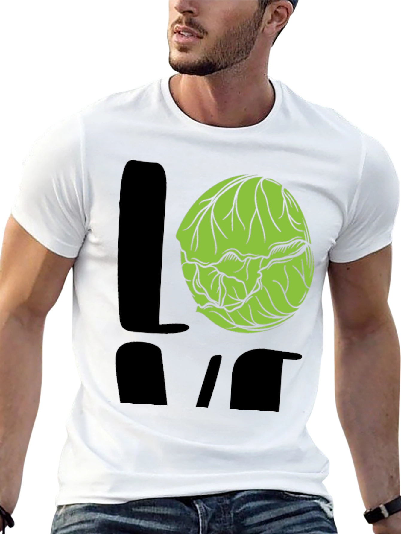Love Brussels Sprouts Graphic T-Shirt