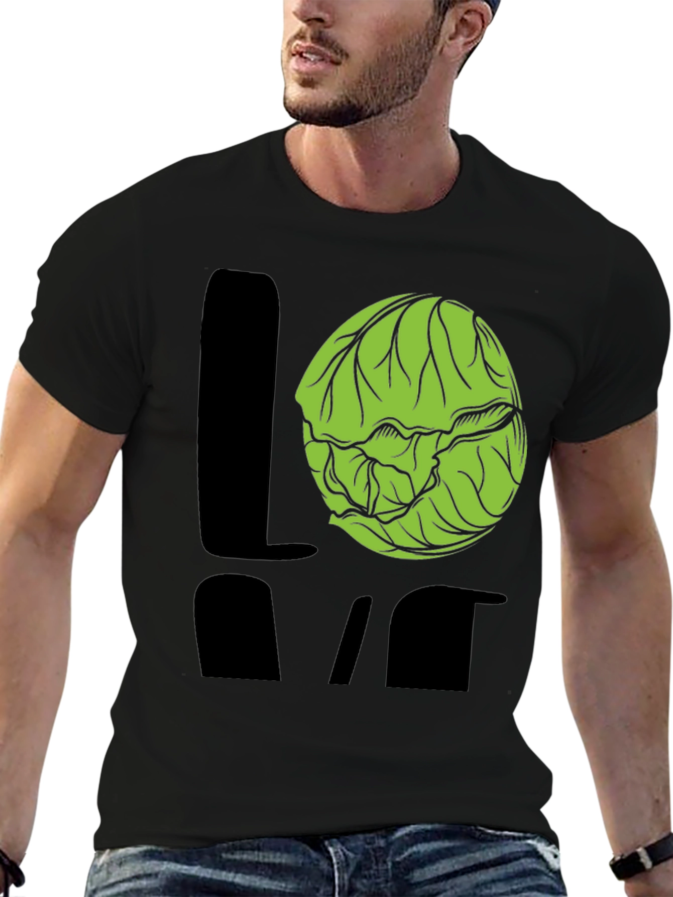 Love Brussels Sprouts Graphic T-Shirt