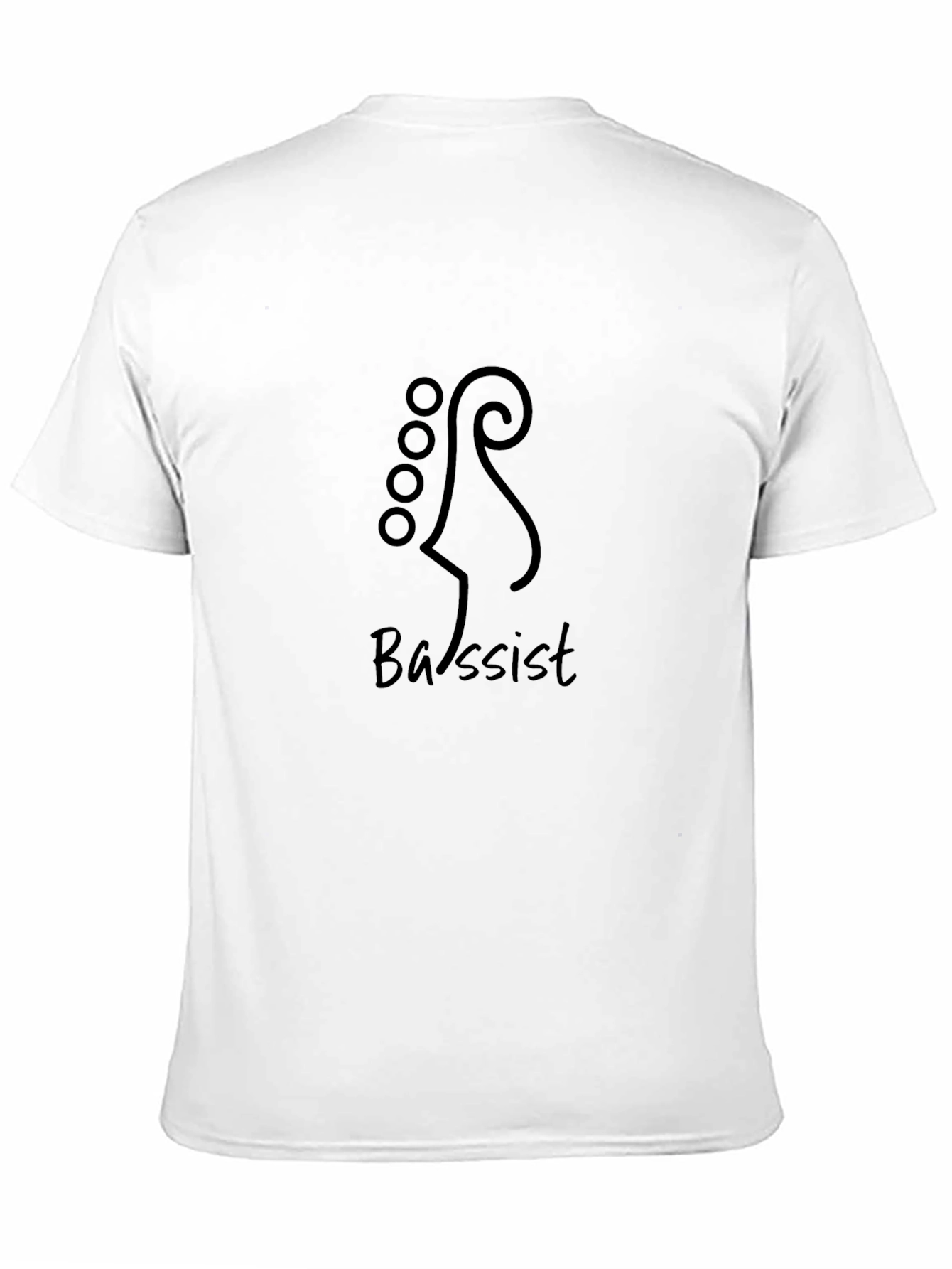 Bassist Guitar Headstock Graphic T-Shirt