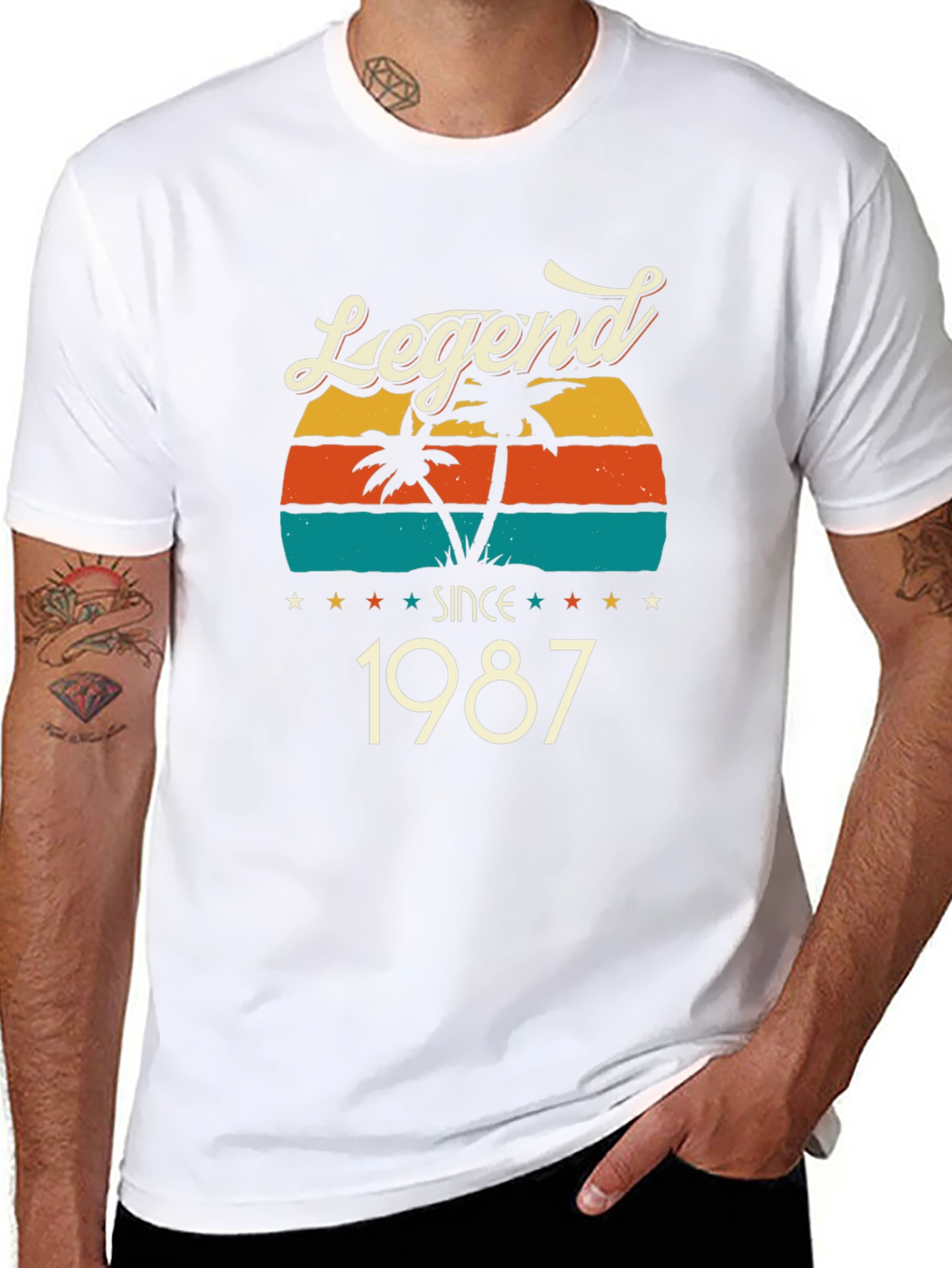 Legend Since 1987 Retro Graphic T-Shirt