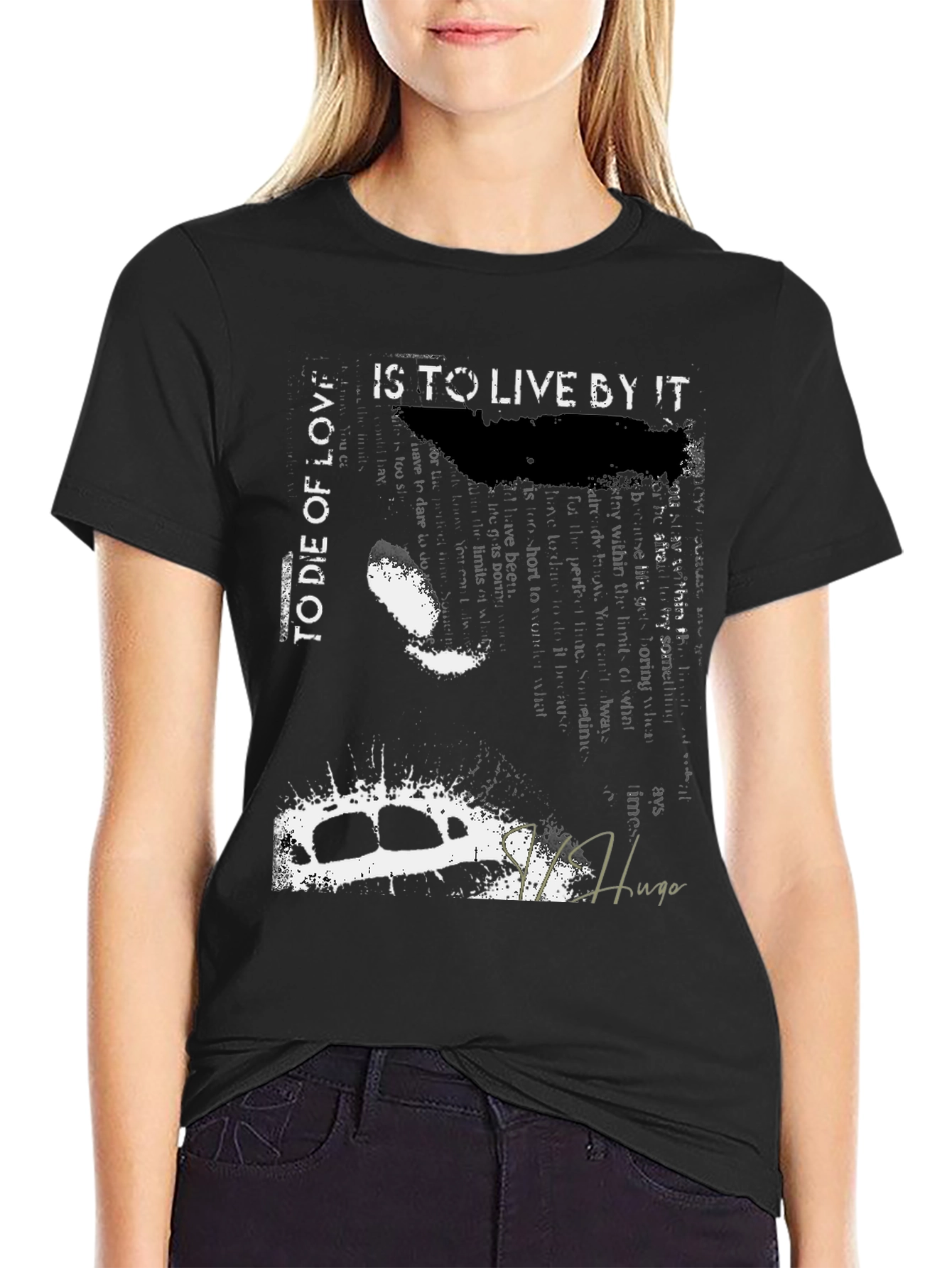 Graphic Print Crew Neck T-Shirt