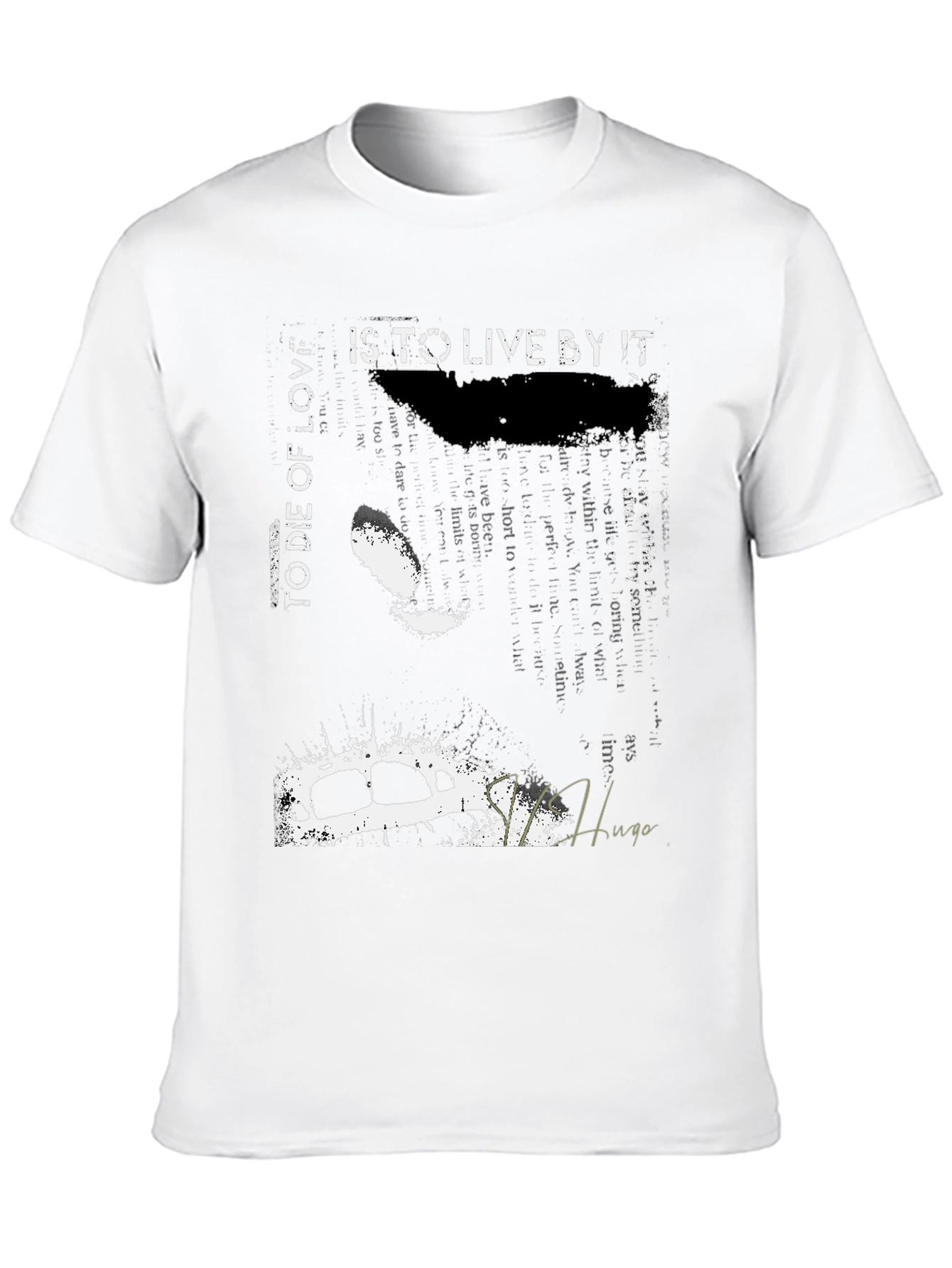 Graphic Print Crew Neck T-Shirt