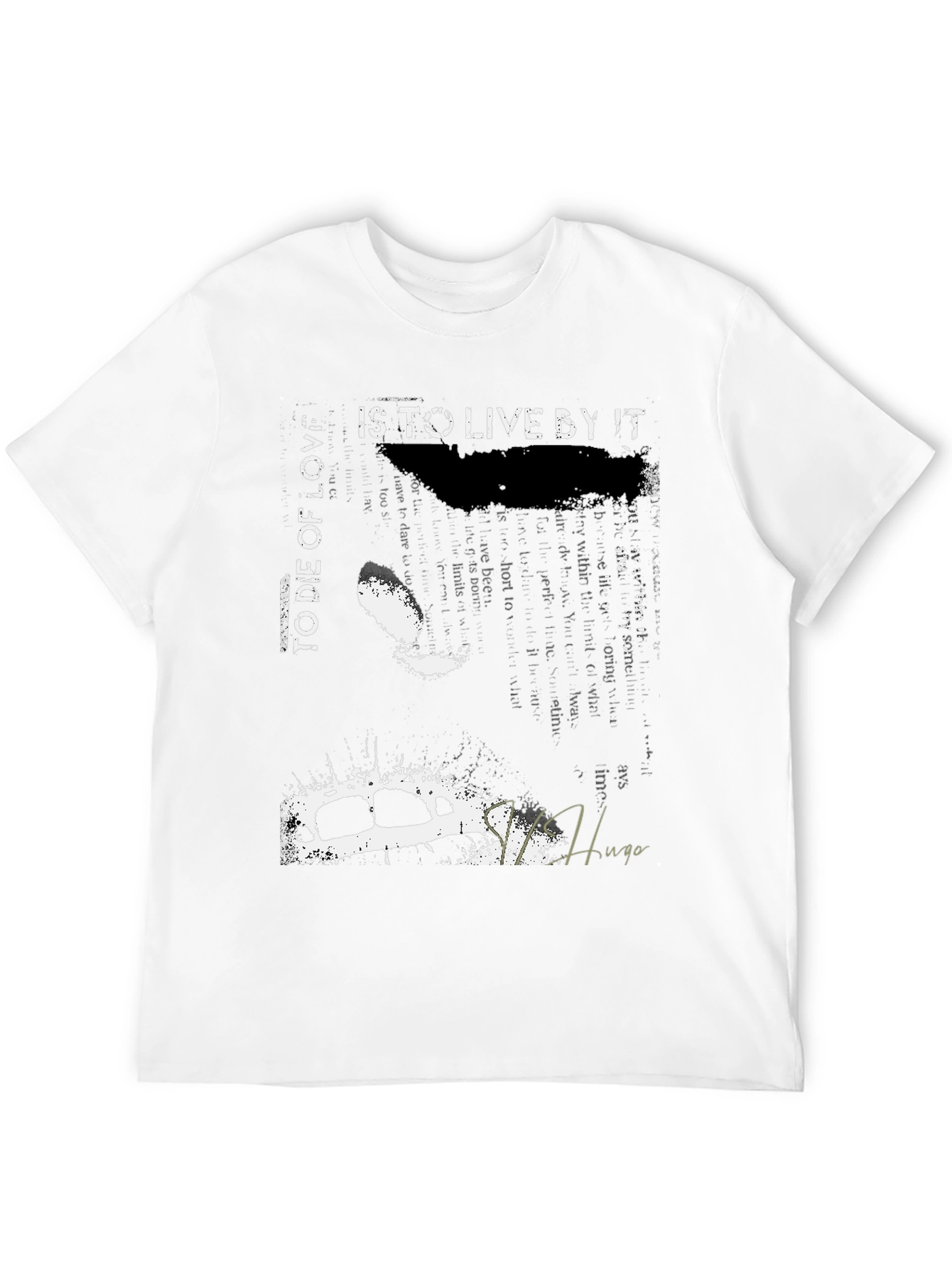 Graphic Print Crew Neck T-Shirt