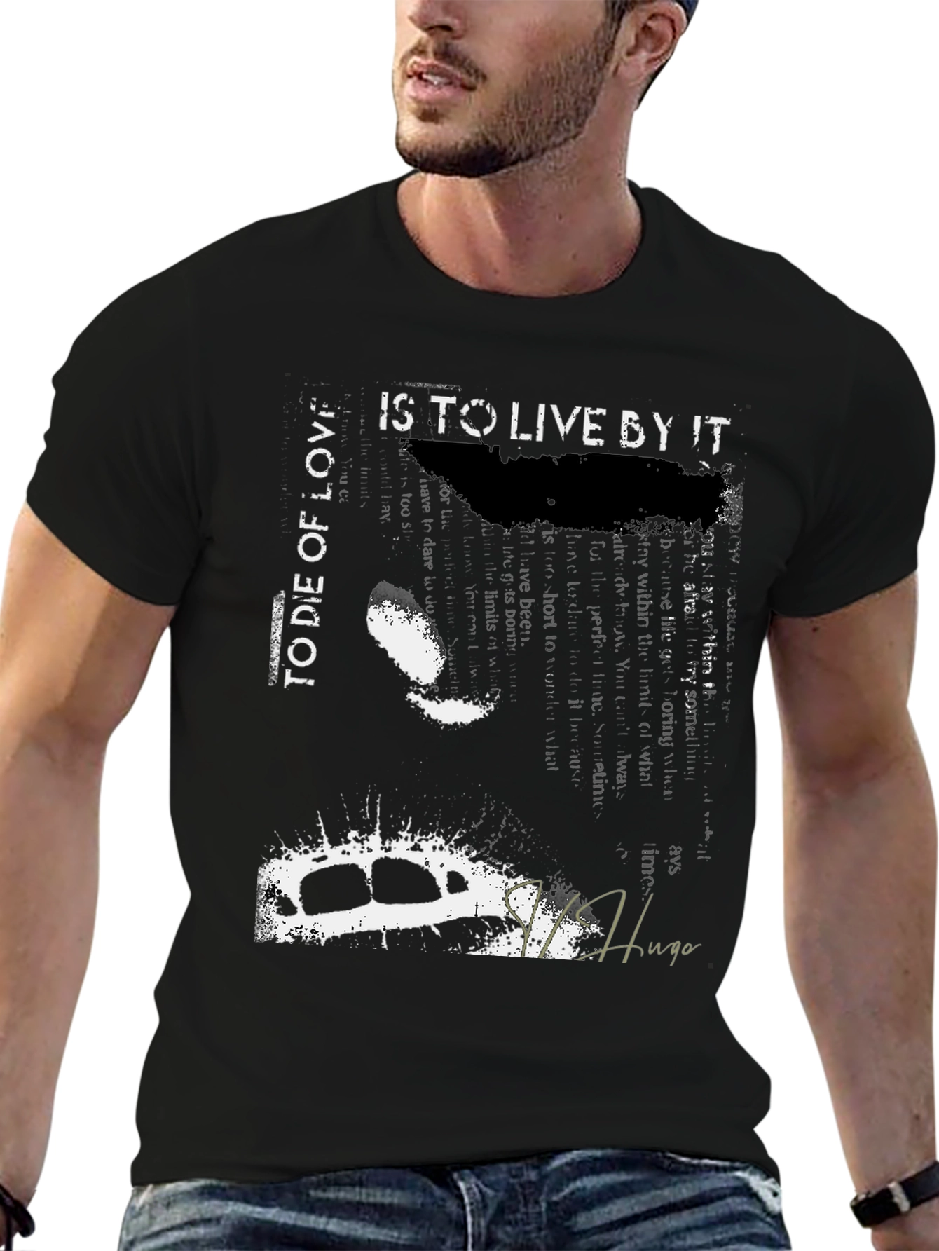 Graphic Print Crew Neck T-Shirt