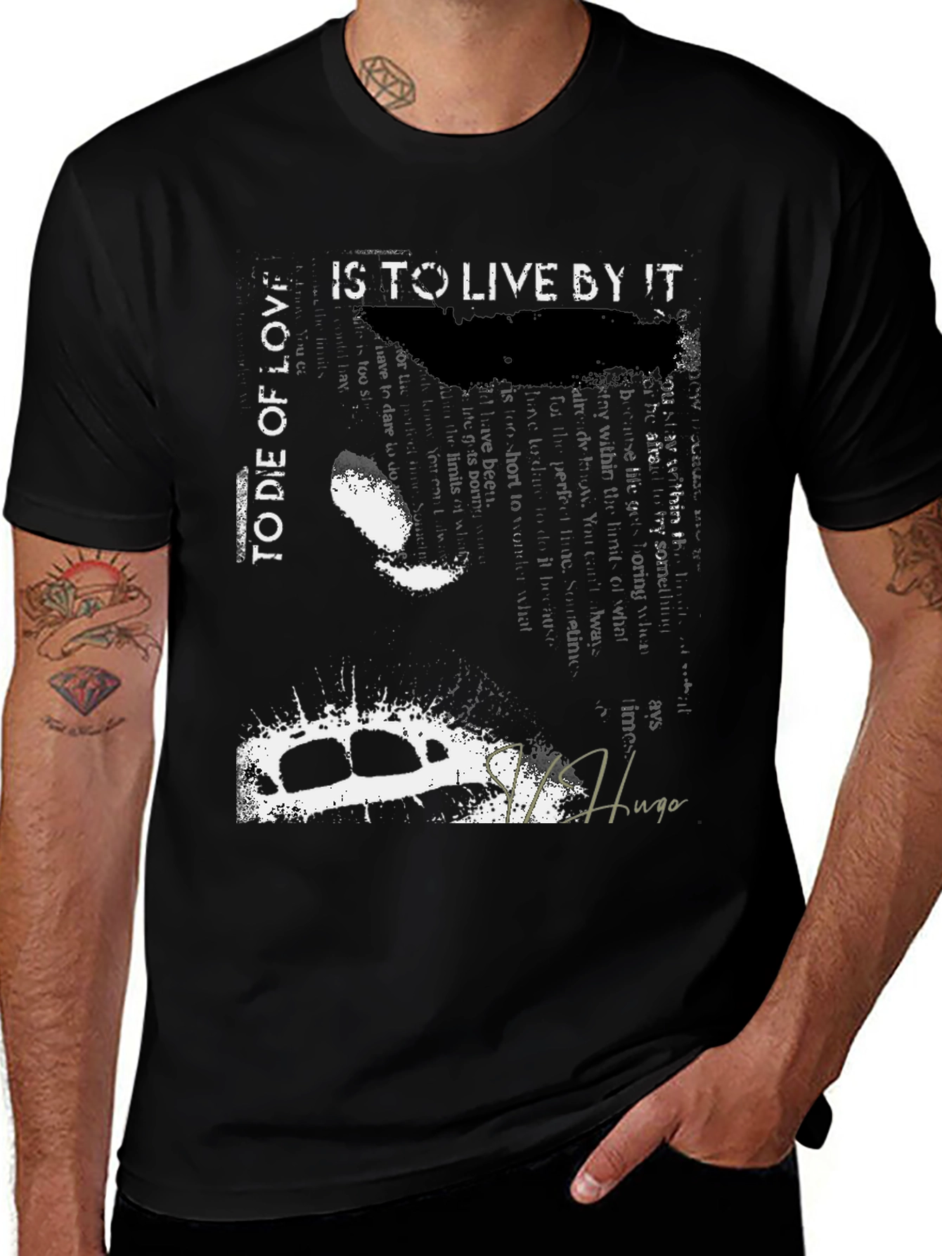 Graphic Print Crew Neck T-Shirt