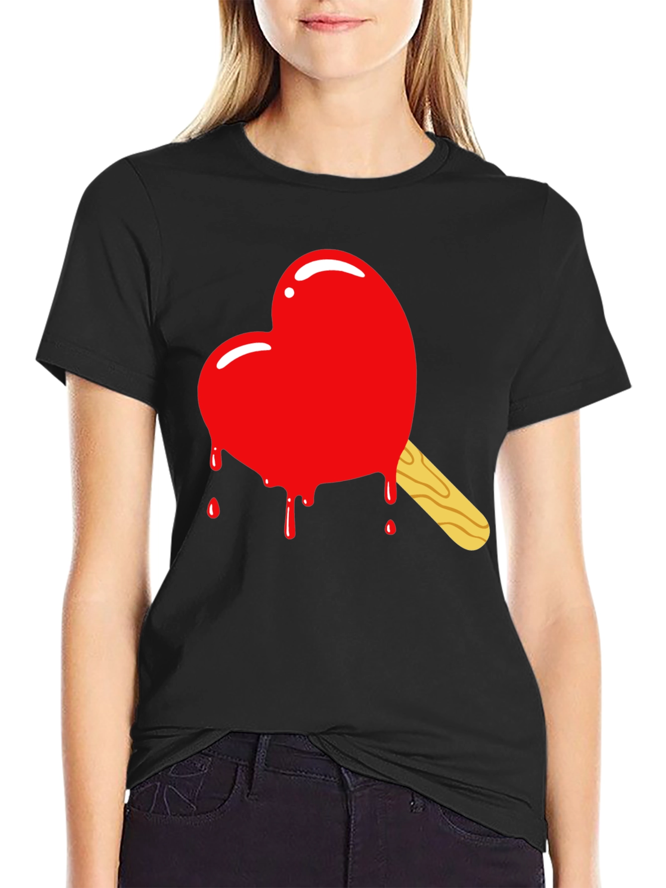 Heart Popsicle Graphic T-Shirt