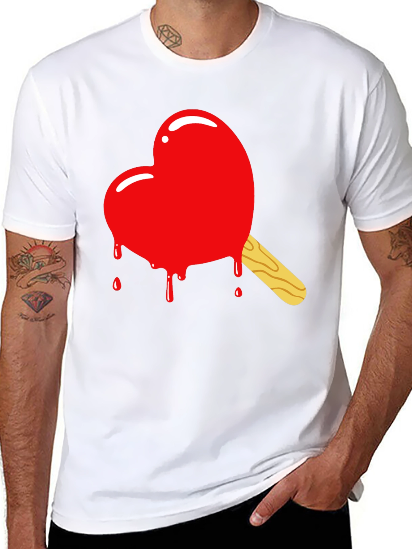 Heart Popsicle Graphic T-Shirt
