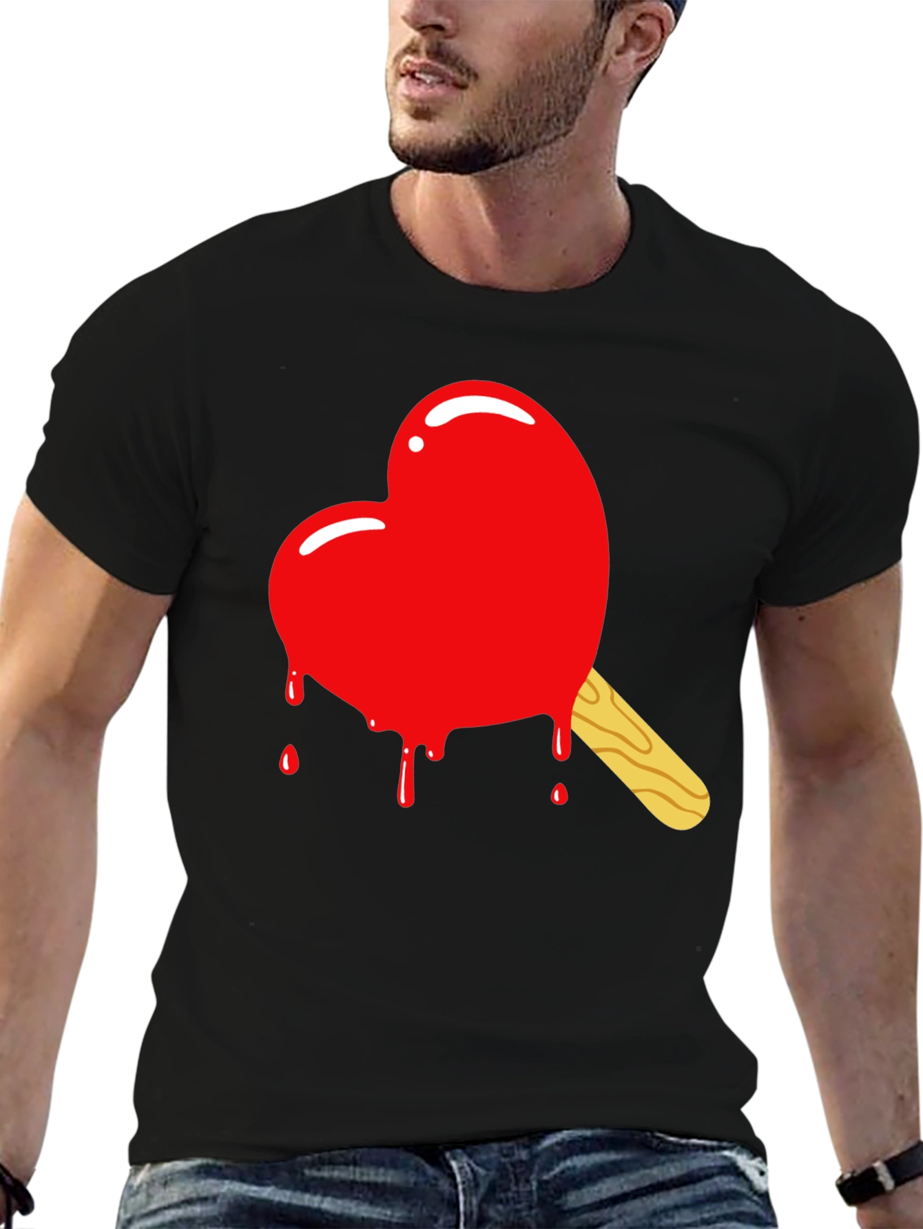 Heart Popsicle Graphic T-Shirt