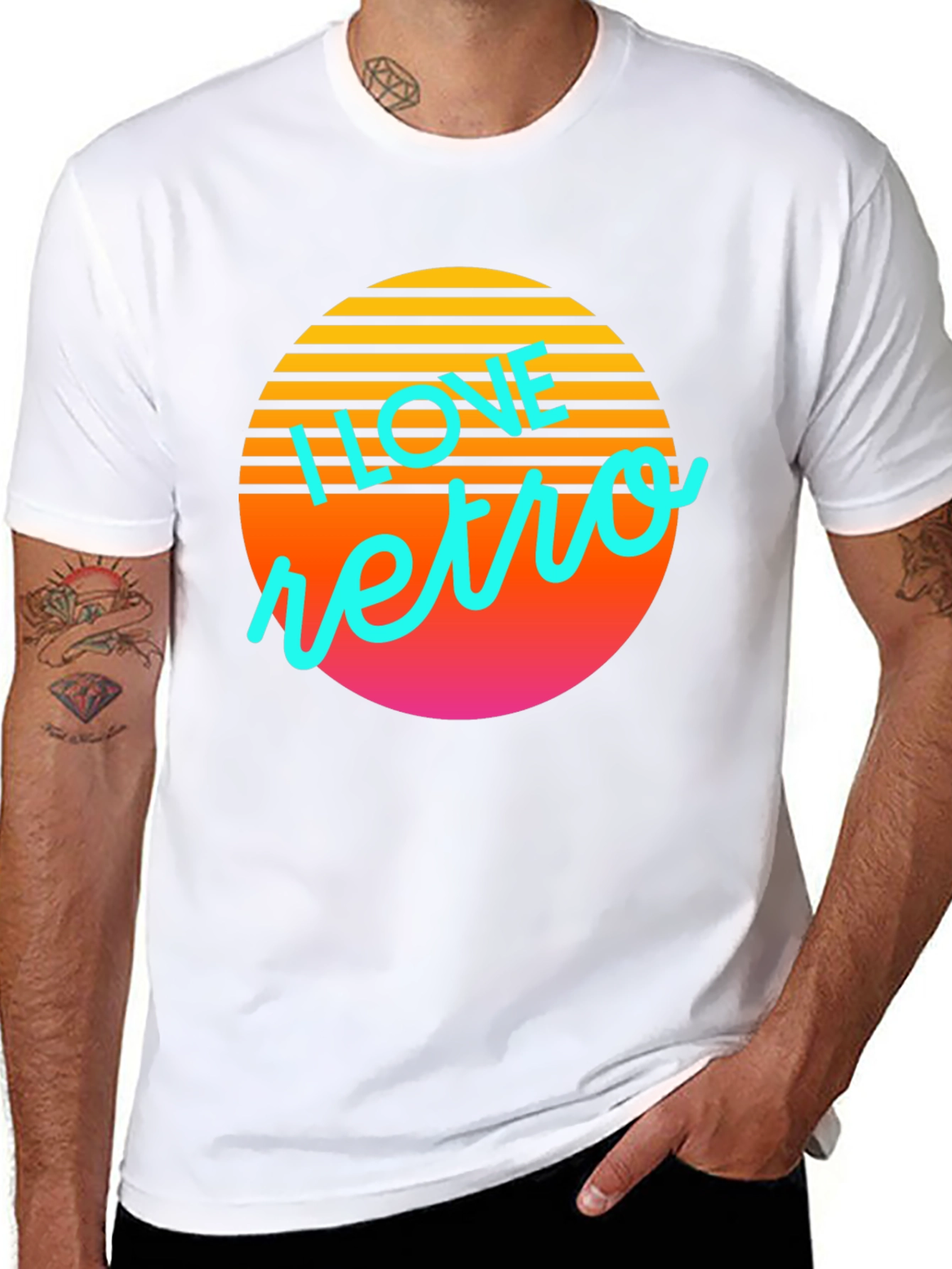 Retro Sunset Graphic T-Shirt