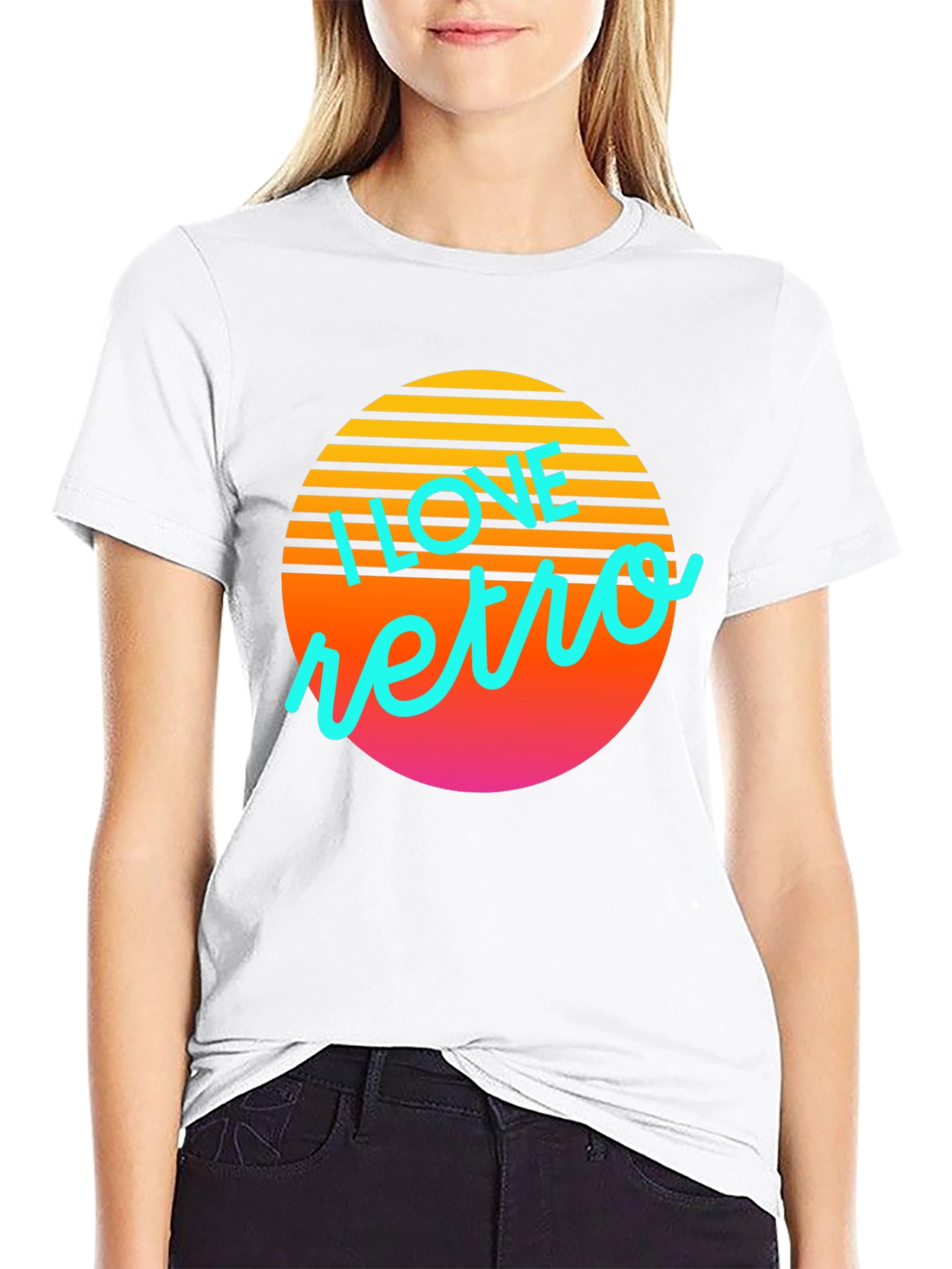 Retro Sunset Graphic T-Shirt