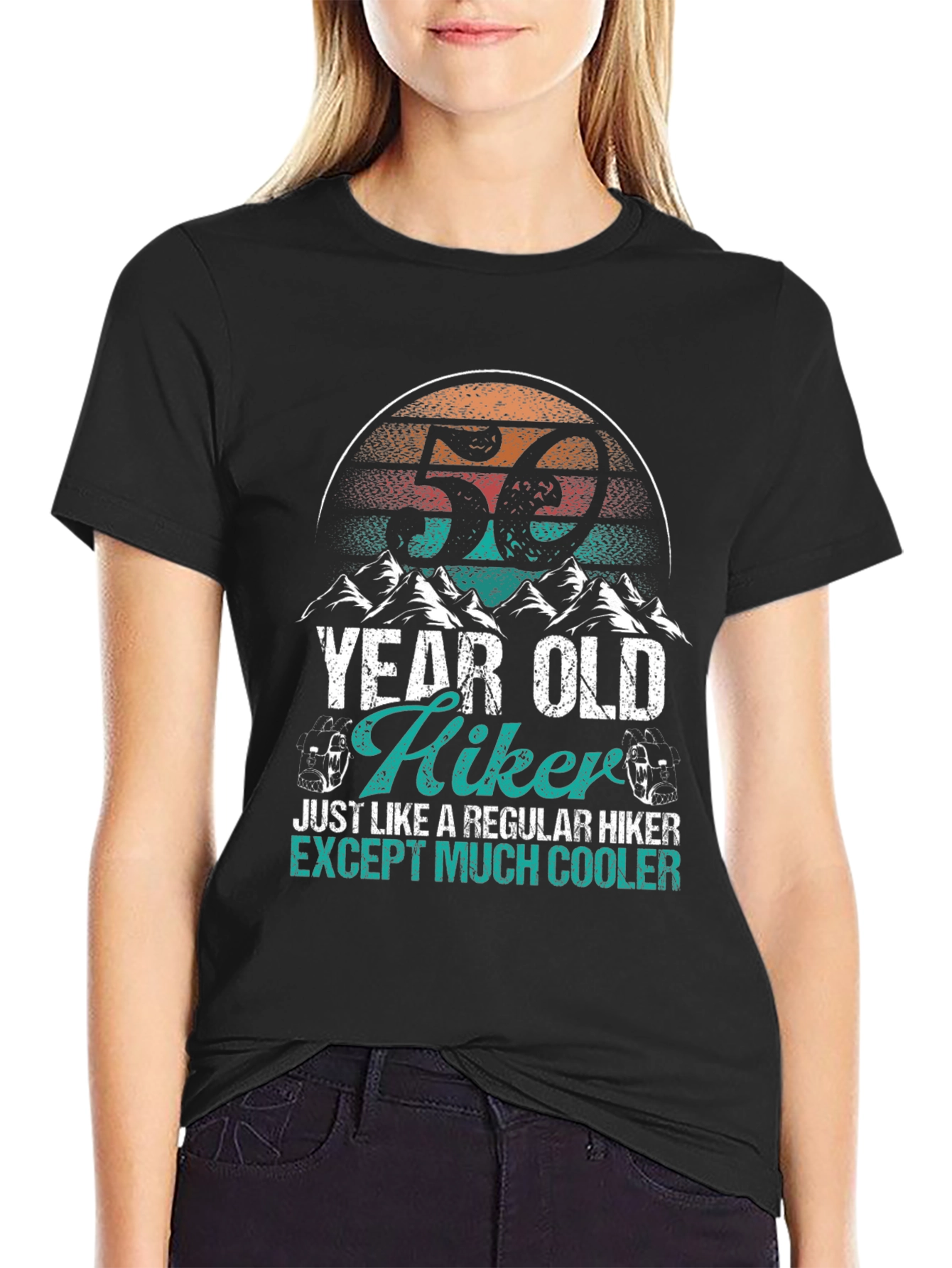 59 Year Old Hiker Graphic T-Shirt