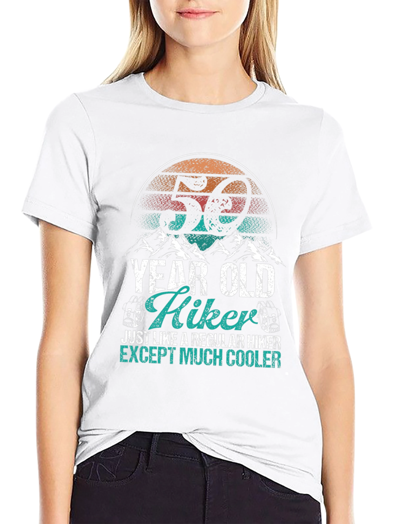 59 Year Old Hiker Graphic T-Shirt