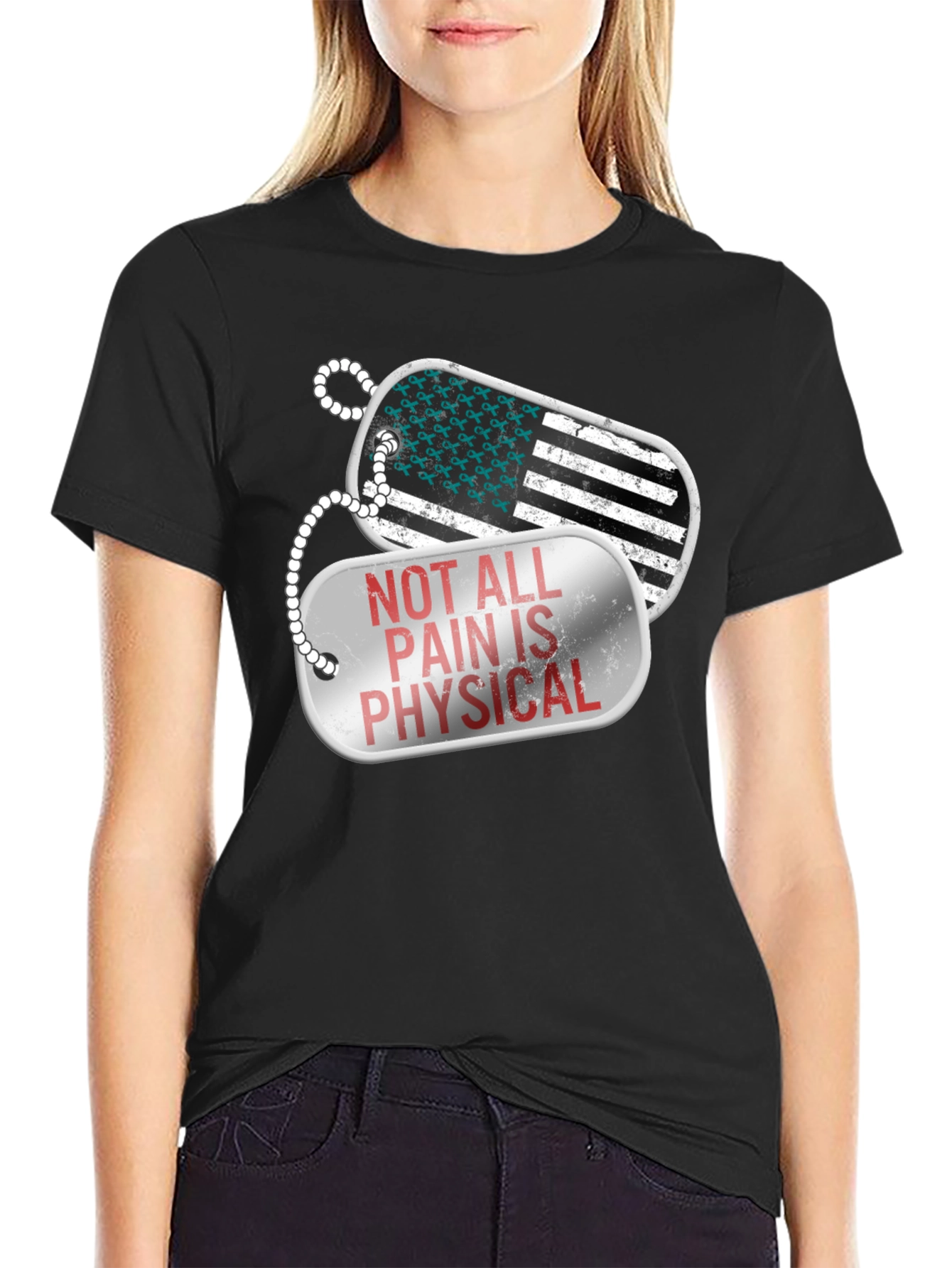 Not All Pain Is Physical Awareness T-Shirt