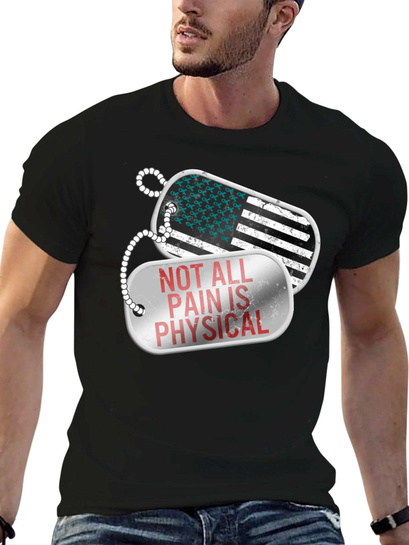 Not All Pain Is Physical Awareness T-Shirt