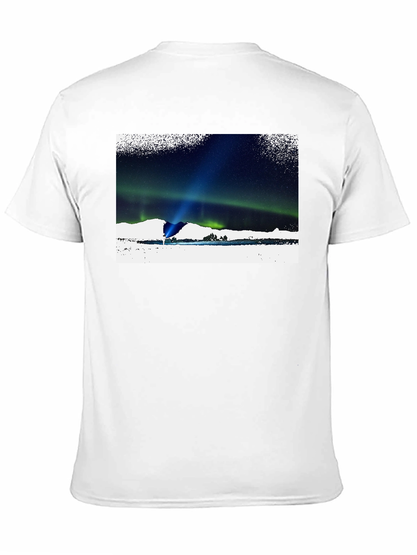Aurora Borealis Graphic T-Shirt - Black