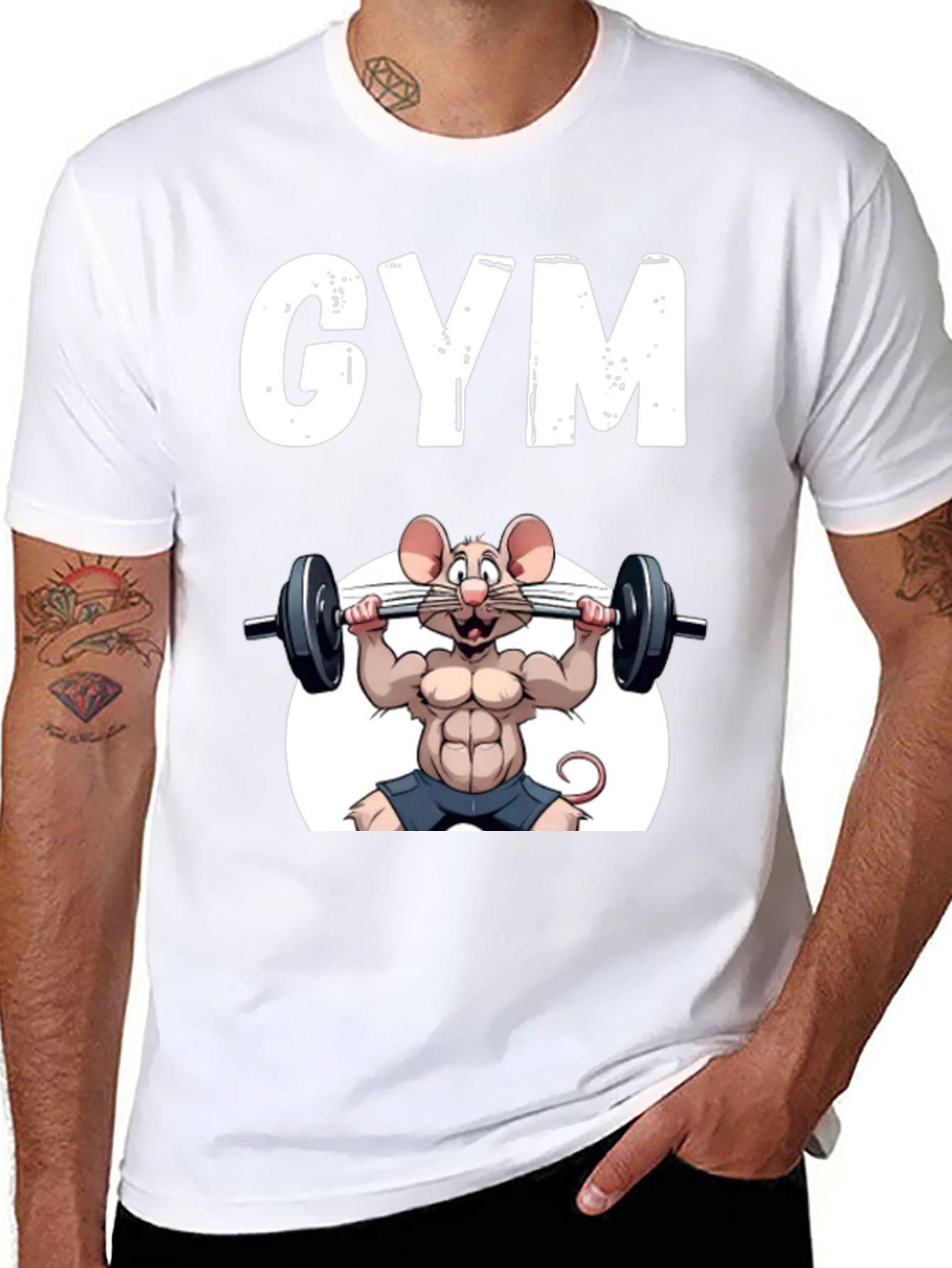 Gym Rat Mouse T-Shirt