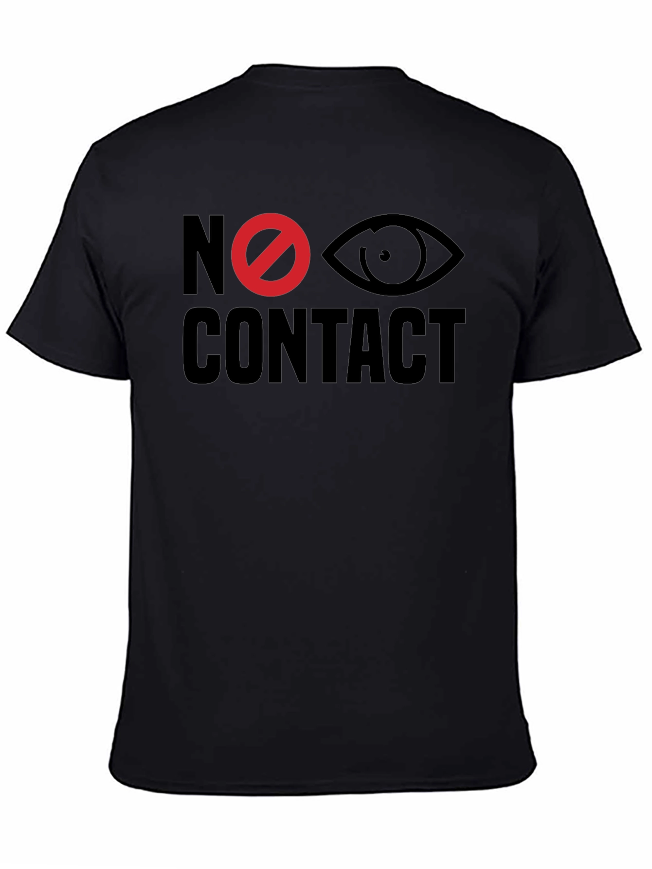 No Eye Contact Graphic Tee - Bold Statement T-Shirt