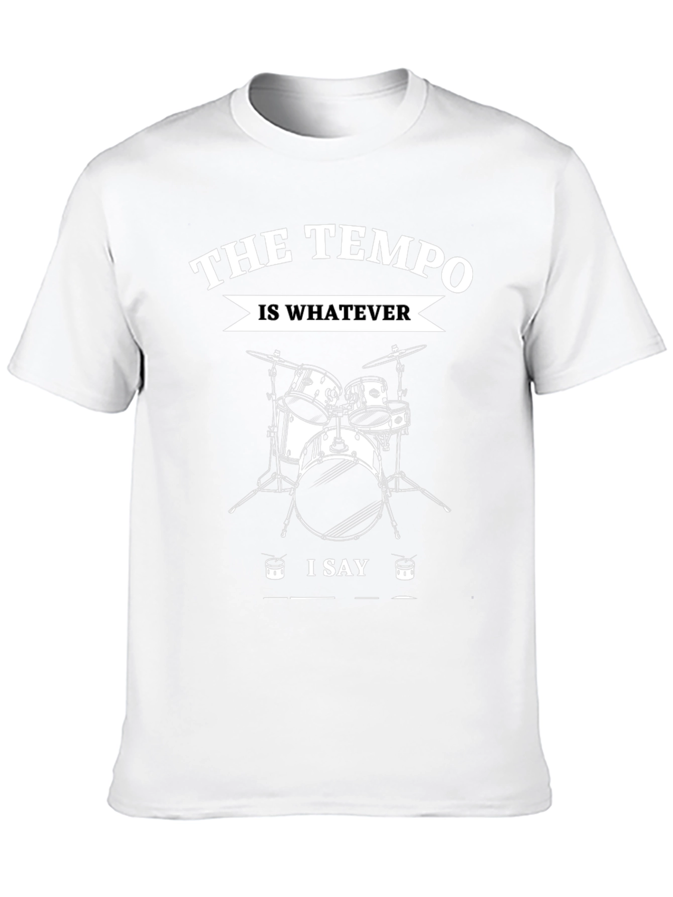Drummer Tempo T-Shirt - Black