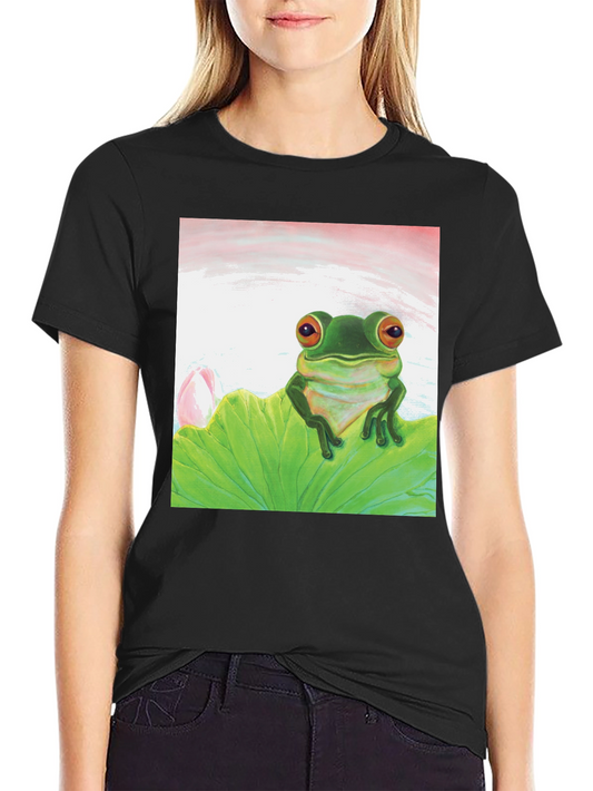 Frog on Lily Pad Graphic Tee