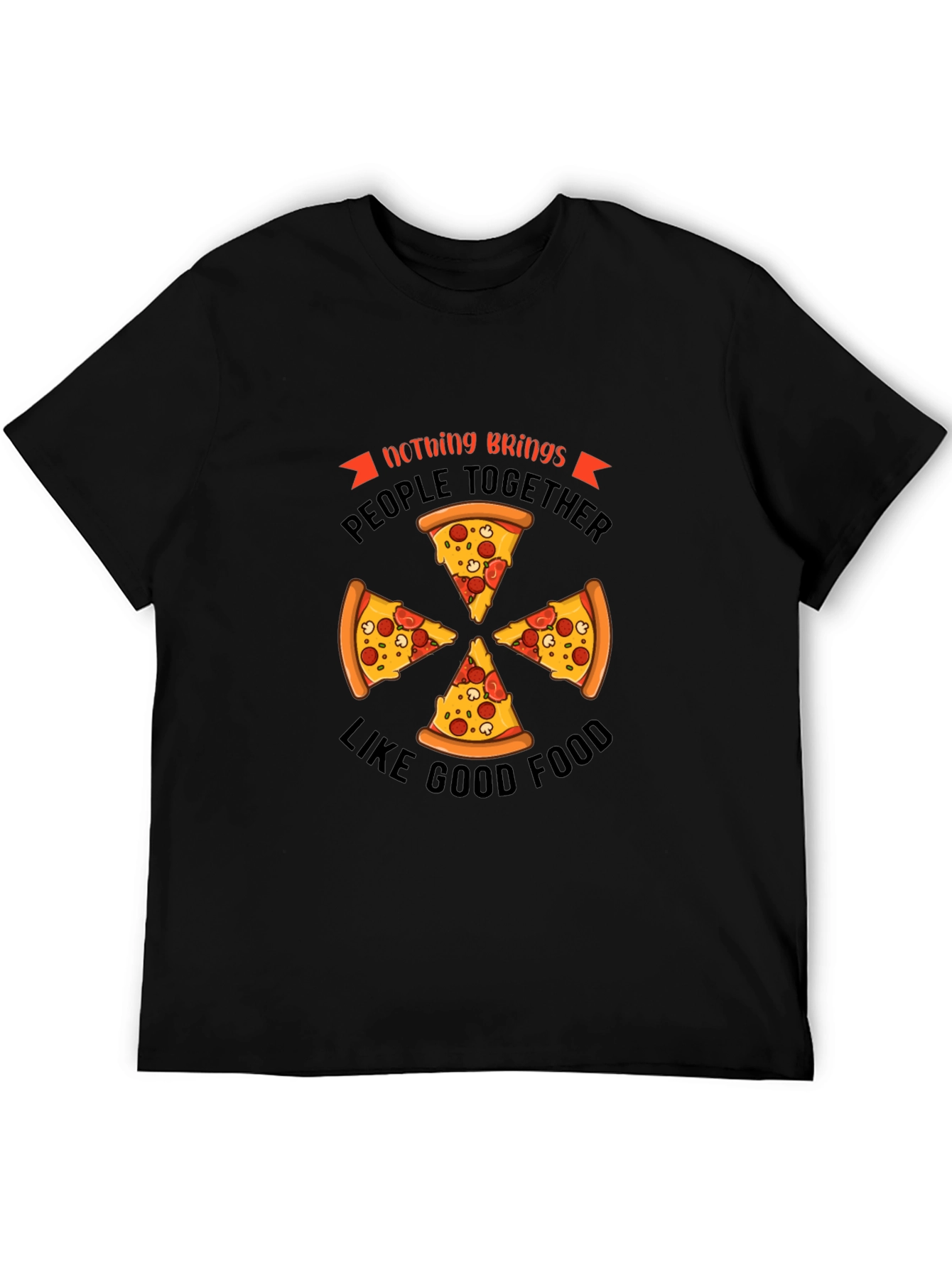 Pizza Lovers T-Shirt - Food Brings People Together