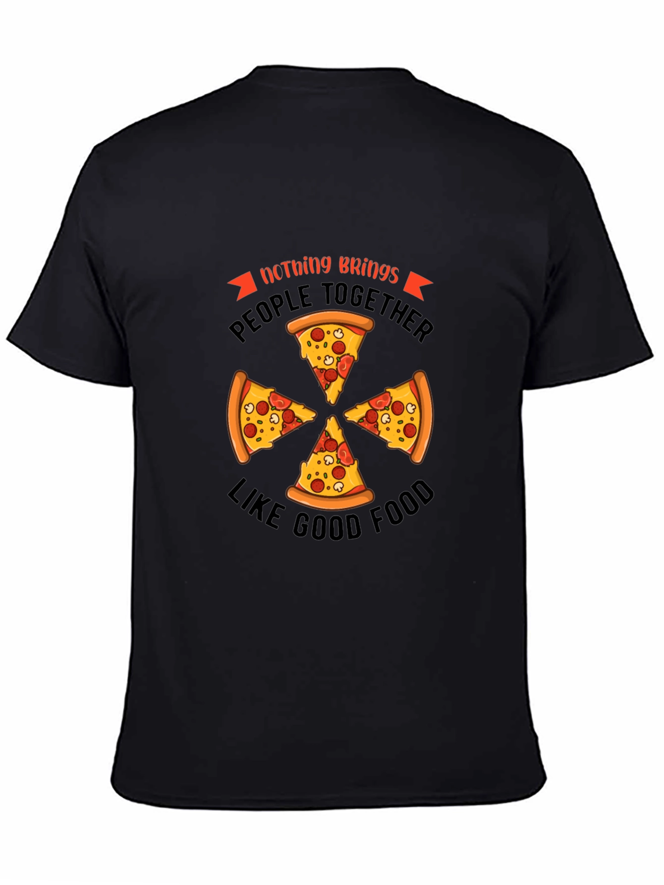 Pizza Lovers T-Shirt - Food Brings People Together