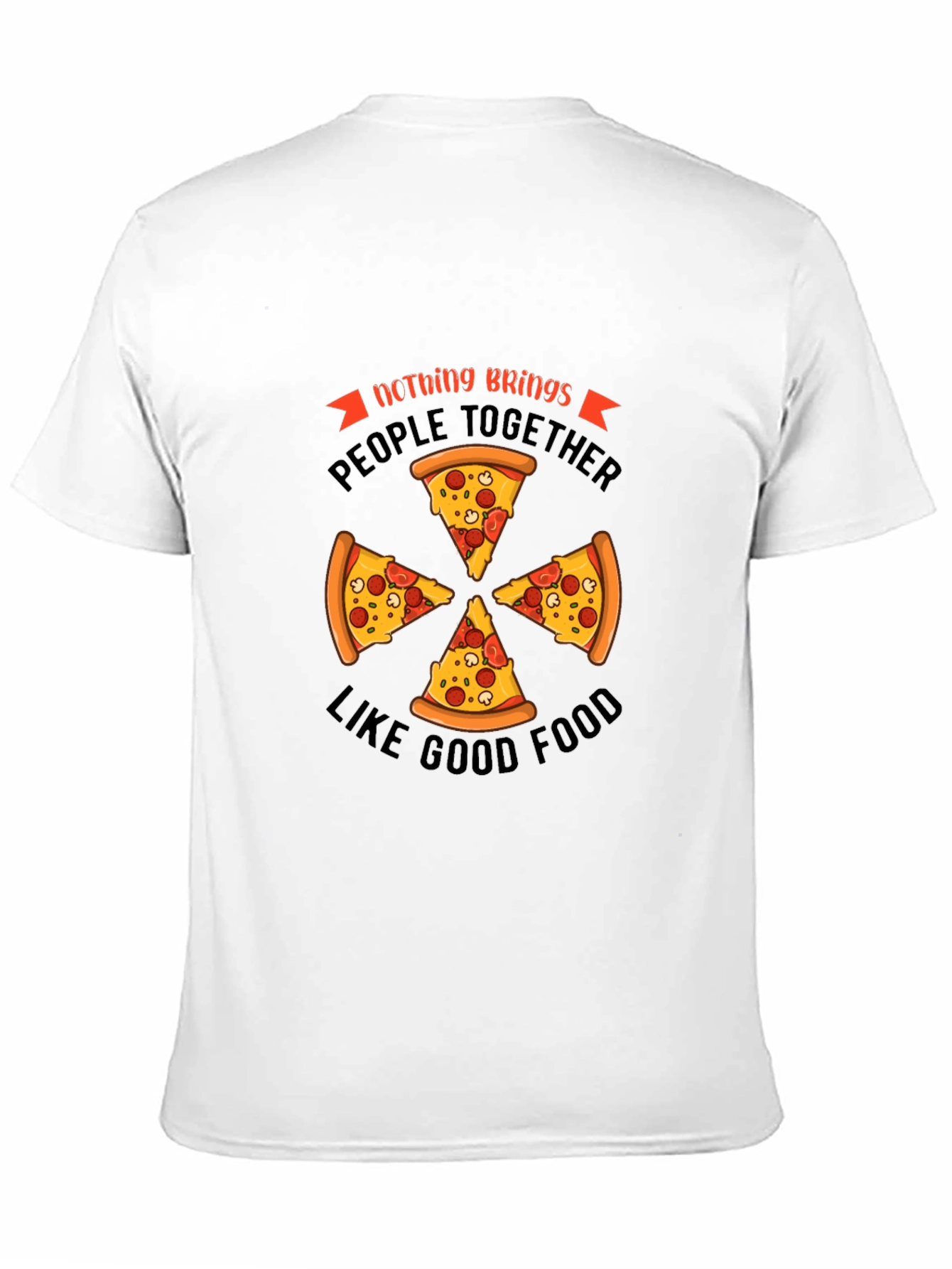 Pizza Lovers T-Shirt - Food Brings People Together