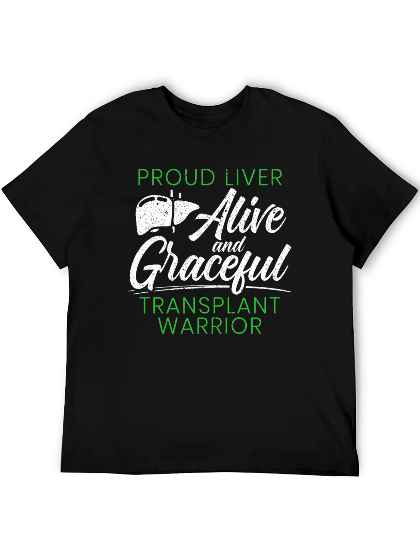 Proud Liver Transplant Warrior Graphic Tee