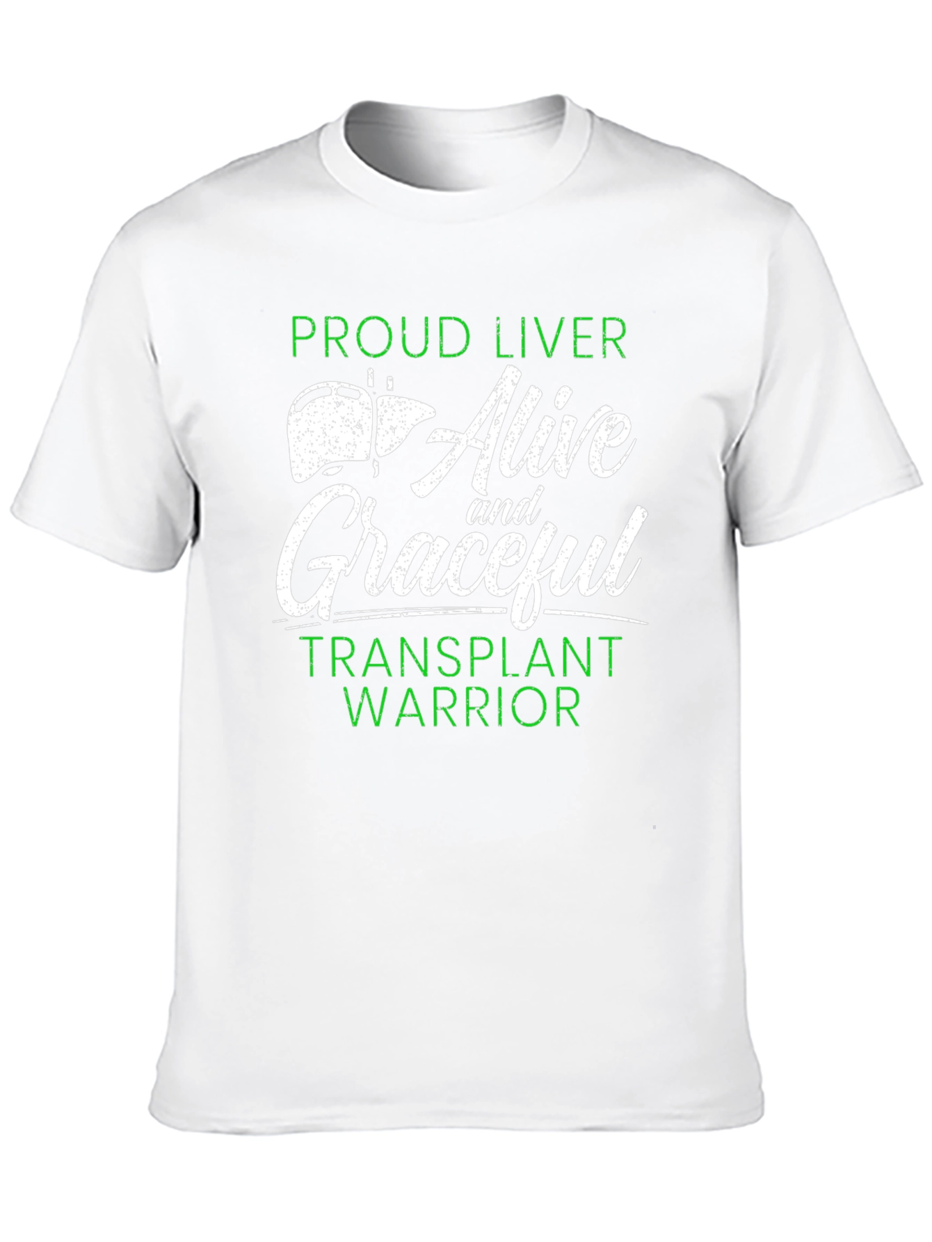 Proud Liver Transplant Warrior Graphic Tee